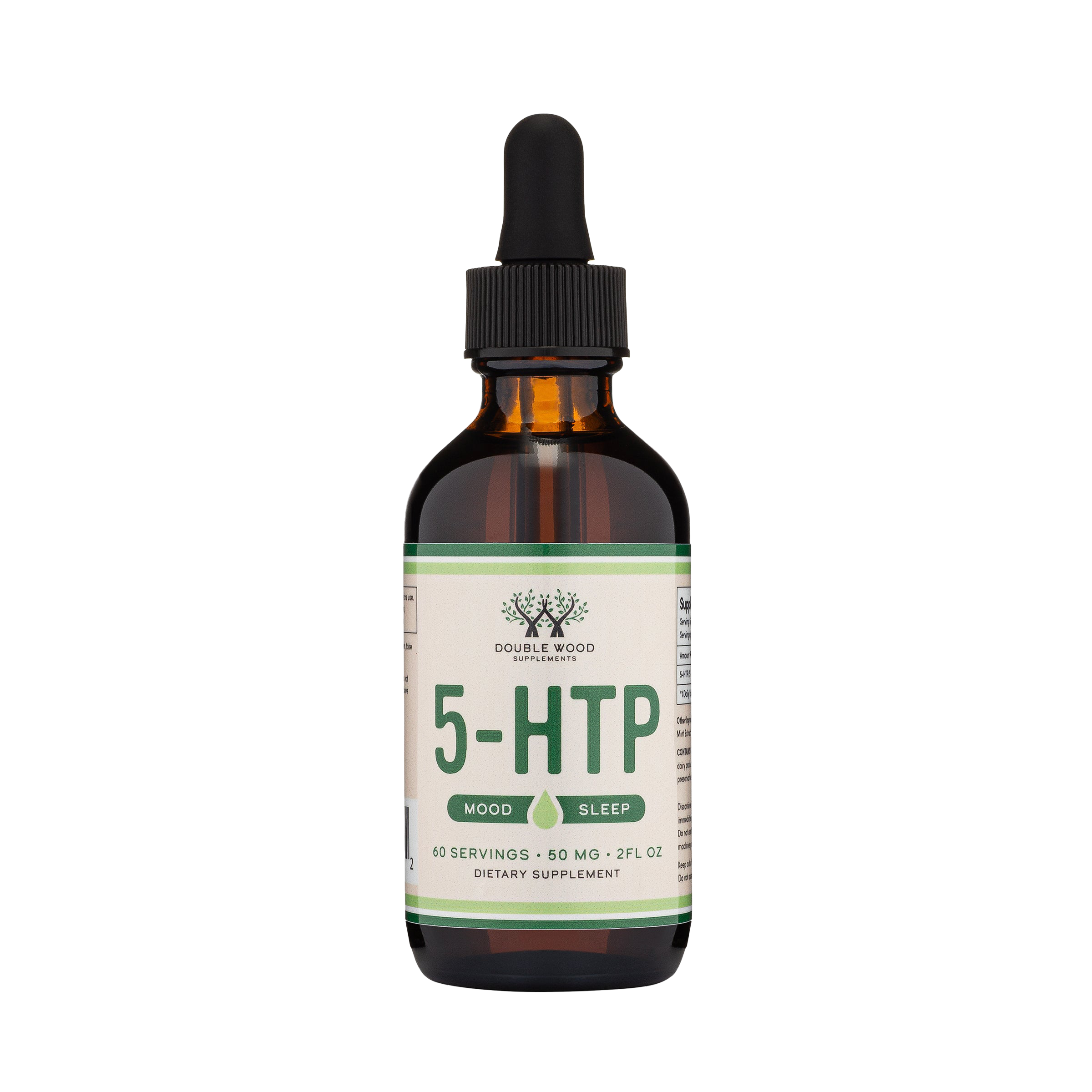 Double Wood - Gouttes liquides 5-HTP - 60 x 50 mg/mL