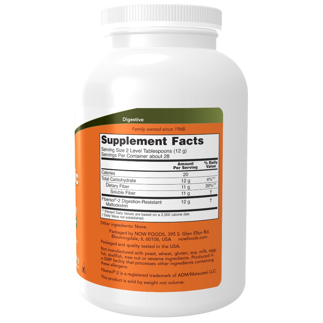 Now - Prebiotic Fiber with Fibersol®-2 Powder