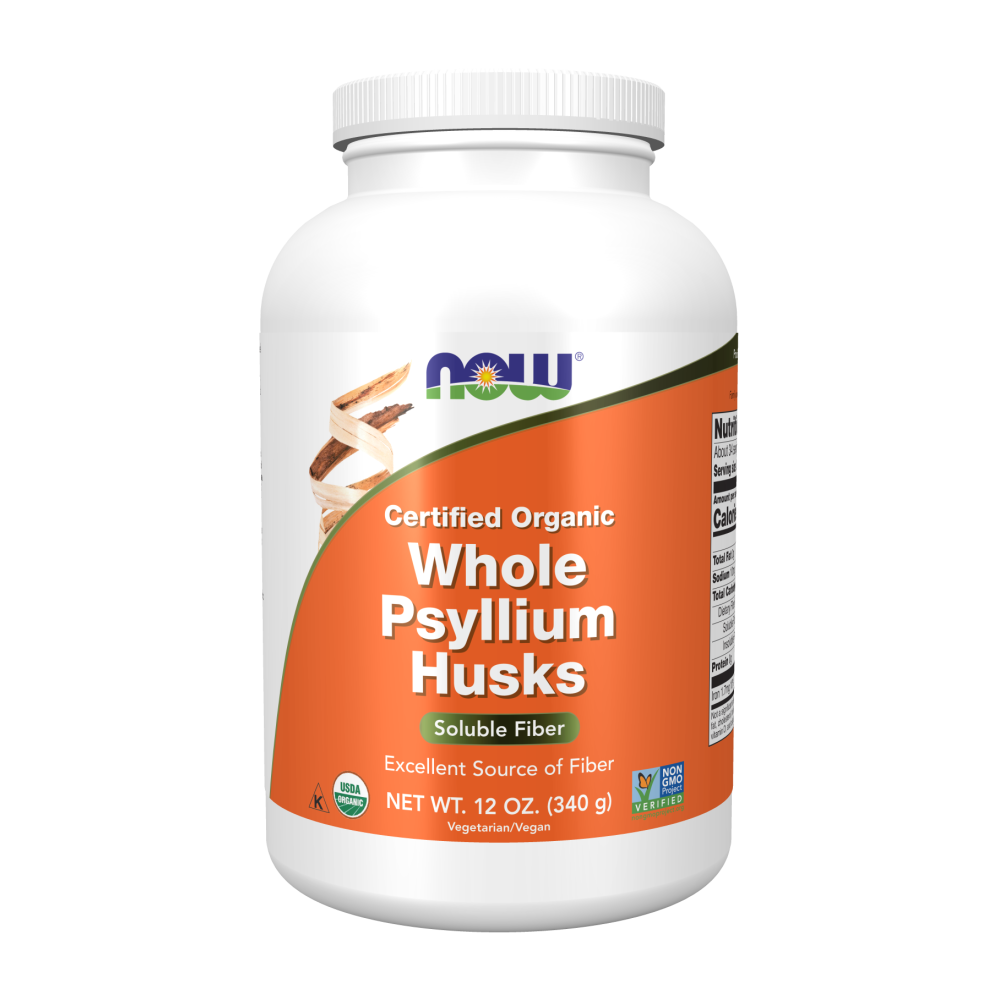 Now - Organic Whole Psyllium Husks