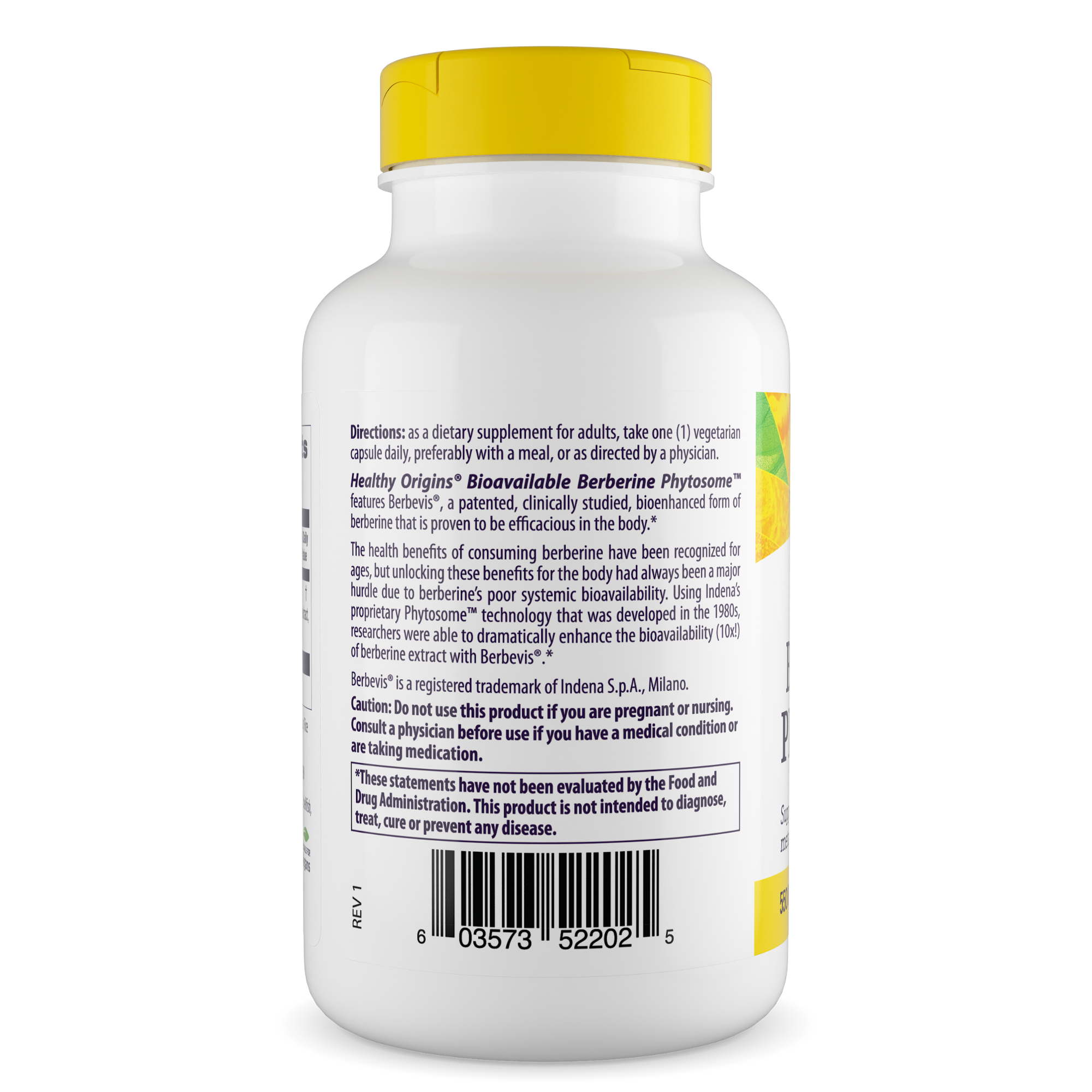 Healthy Origins - Berberine Phytosome (Berbevis®)