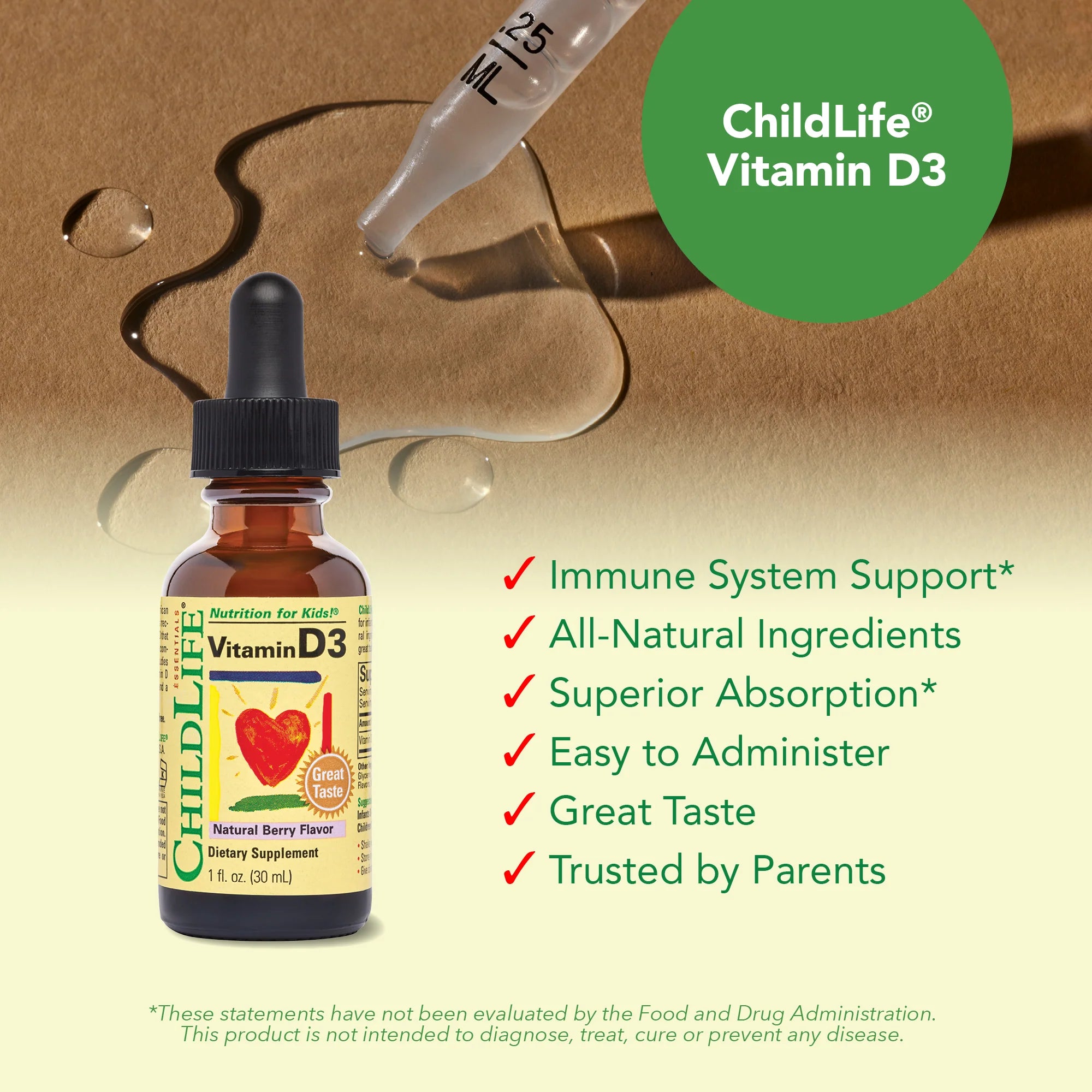 Childlife - Vitamin D3 Drops