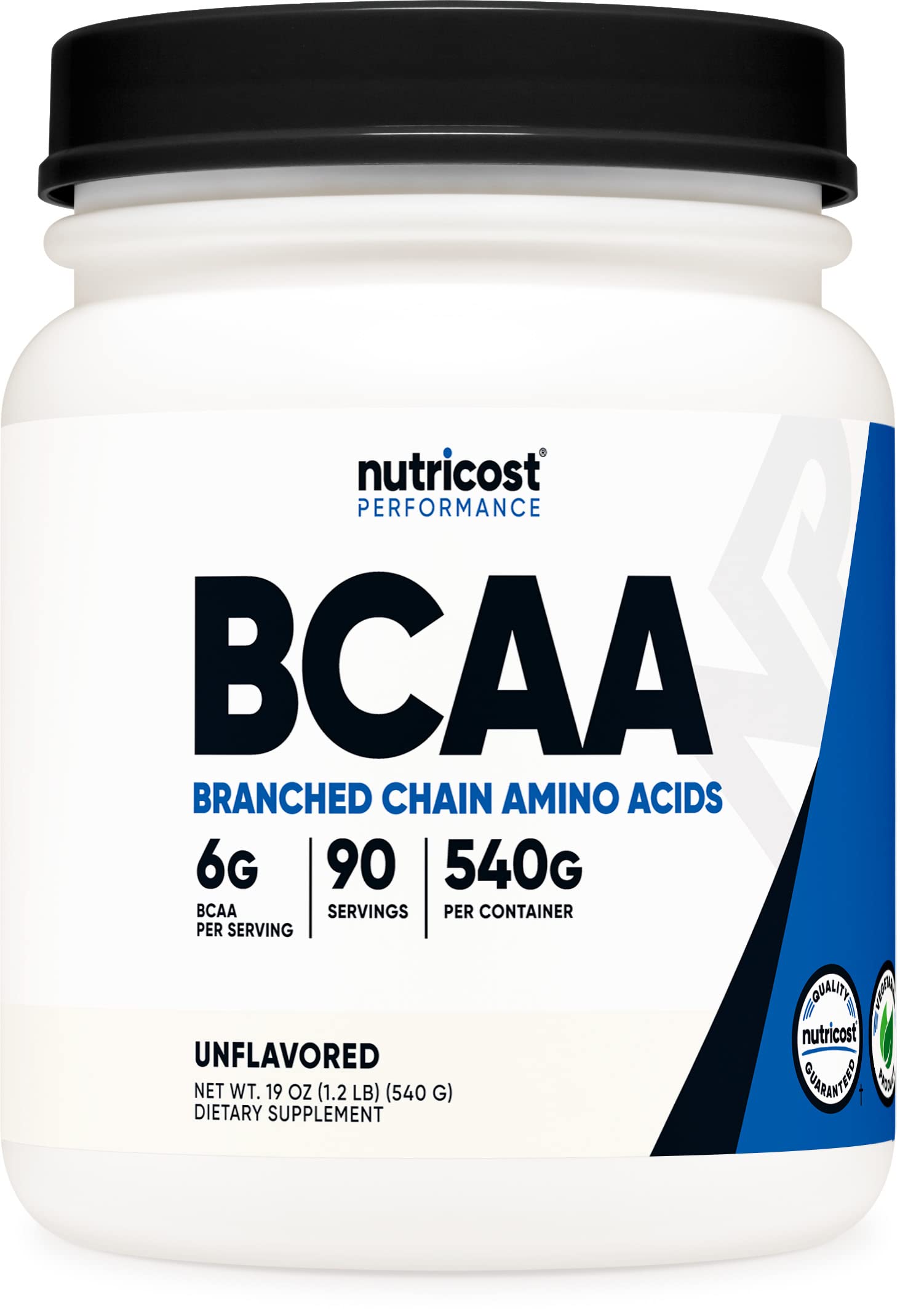 Nutricost - BCAA 粉末（原味）90 份