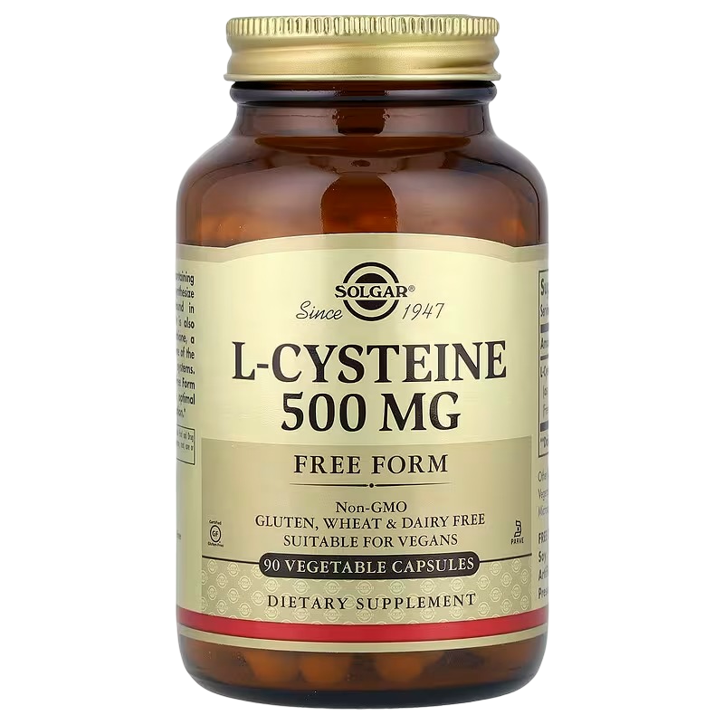 Solgar - L-Cysteine 500 mg 90 Vegetable Capsules