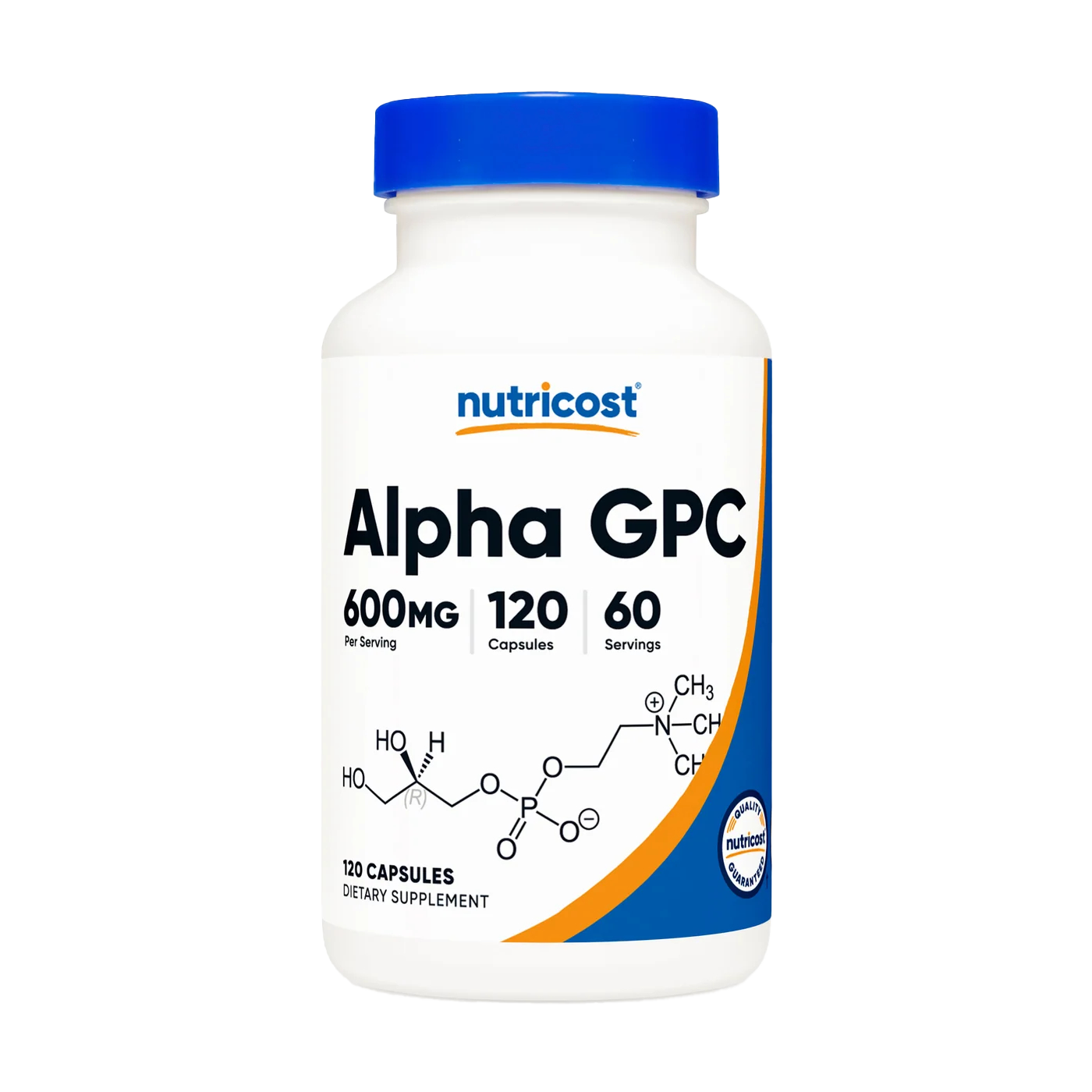 Nutricost-Alpha GPC 600 毫克，120 粒 V 膠囊