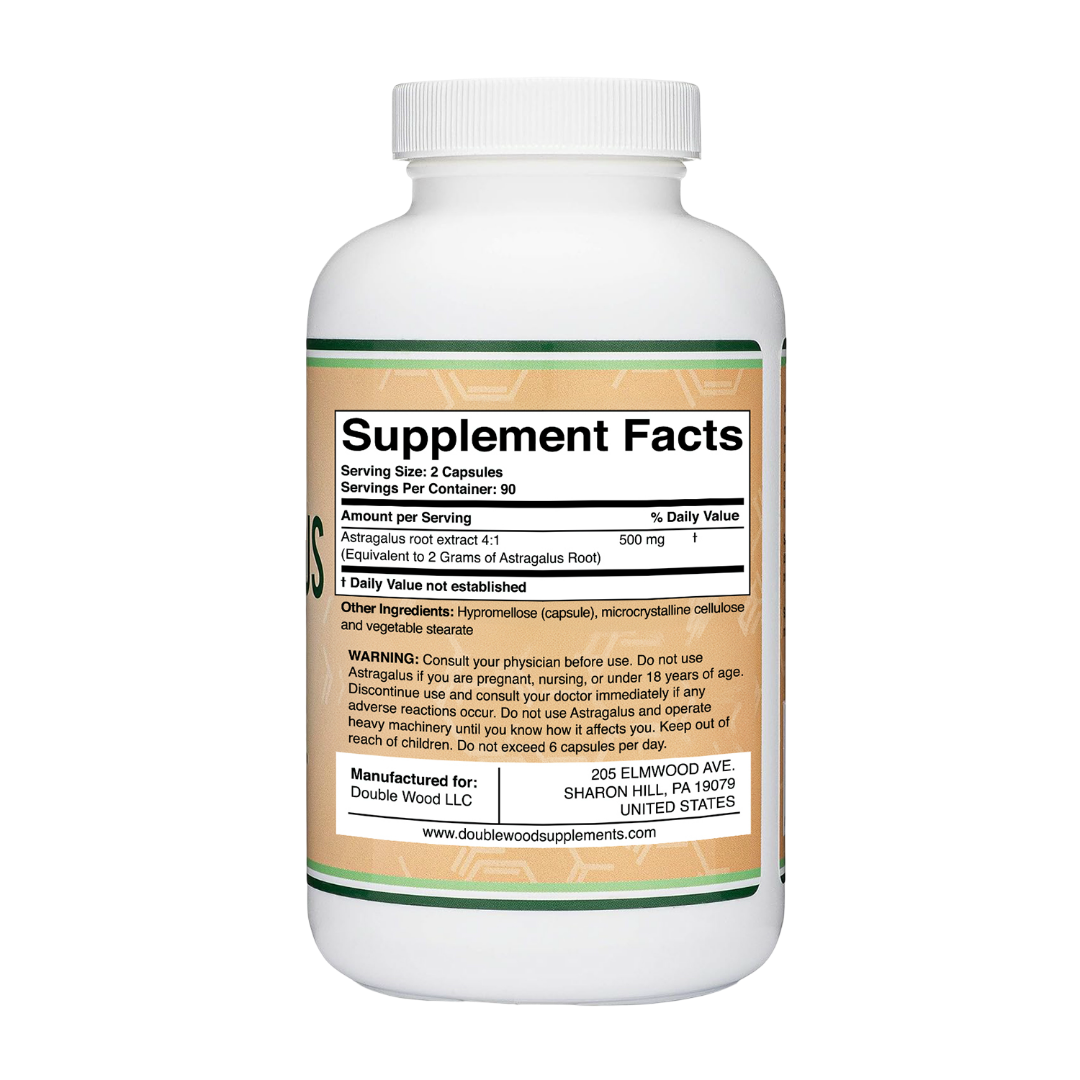 Double Bois - Astragale - 300 x 500 mg gélules