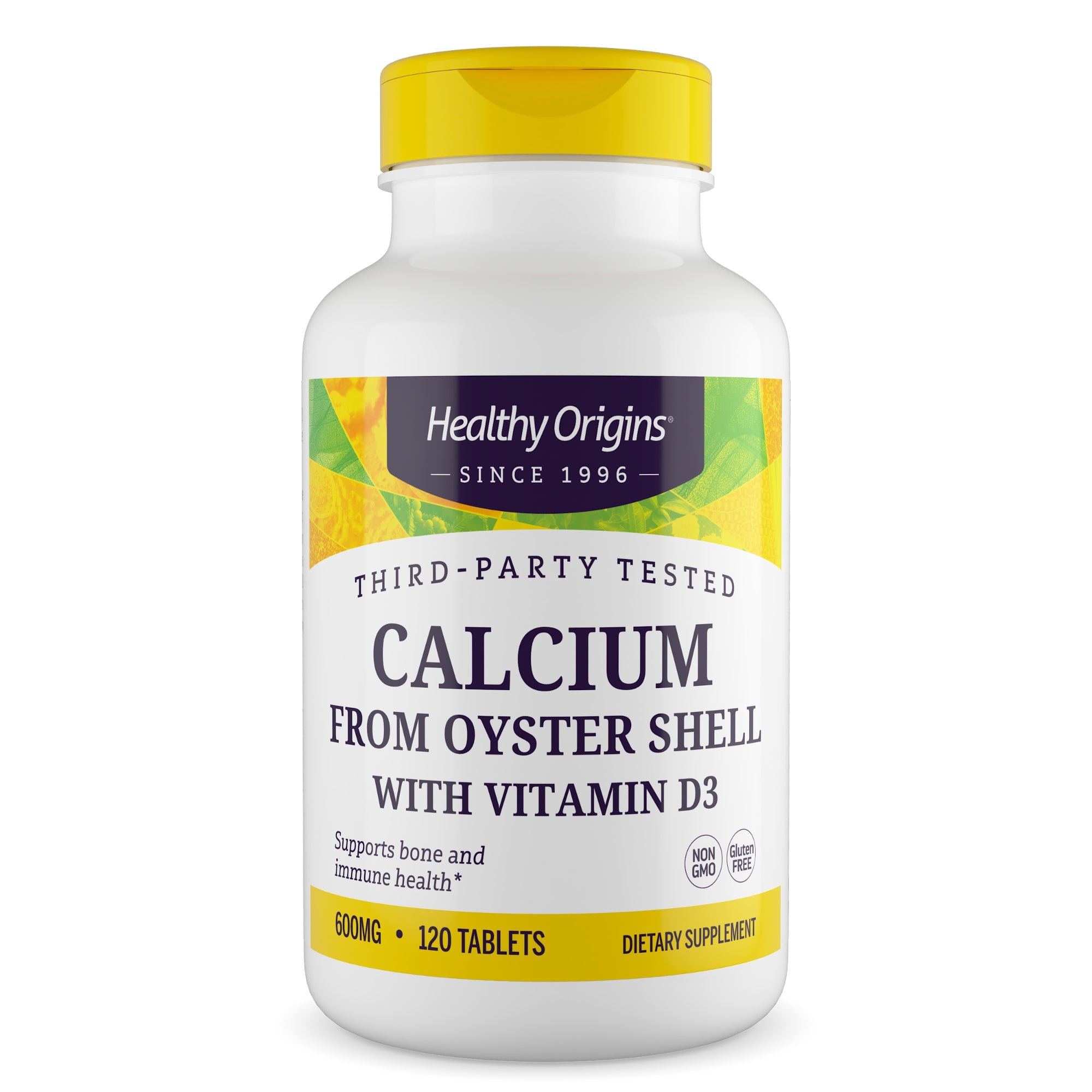 Healthy Origins - Calcium from Oyster Shell with Vitamin D3