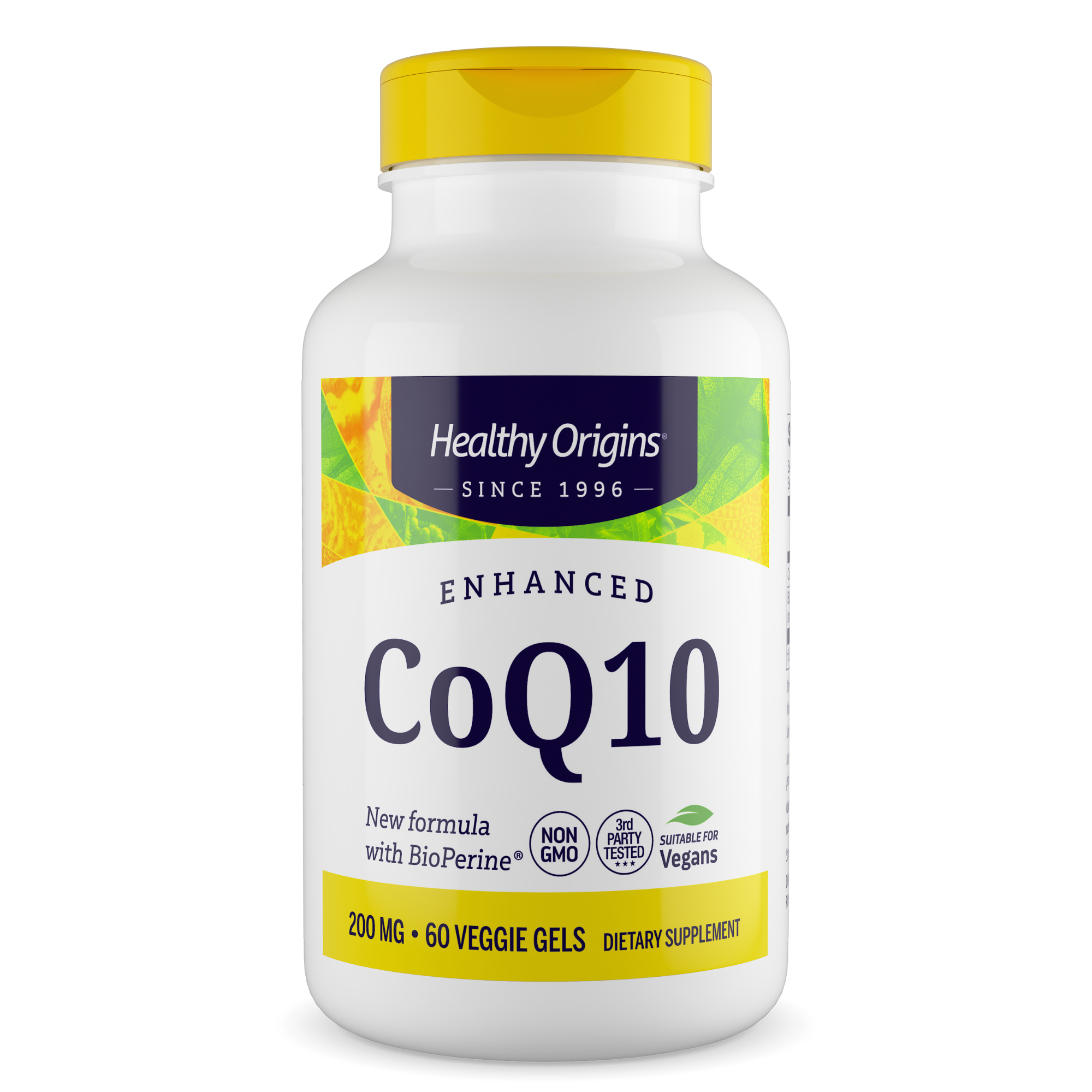 Healthy Origins - Enhanced CoQ10 (BioPerine®) 200mg