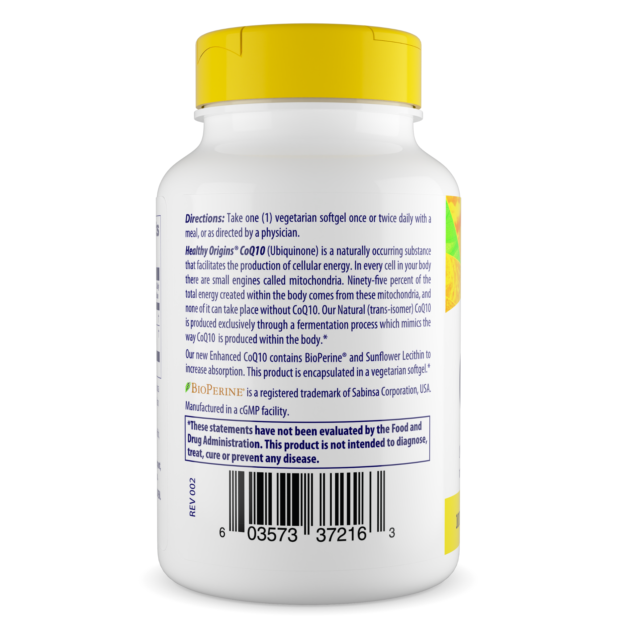 Healthy Origins - Enhanced CoQ10 (BioPerine®) 100mg