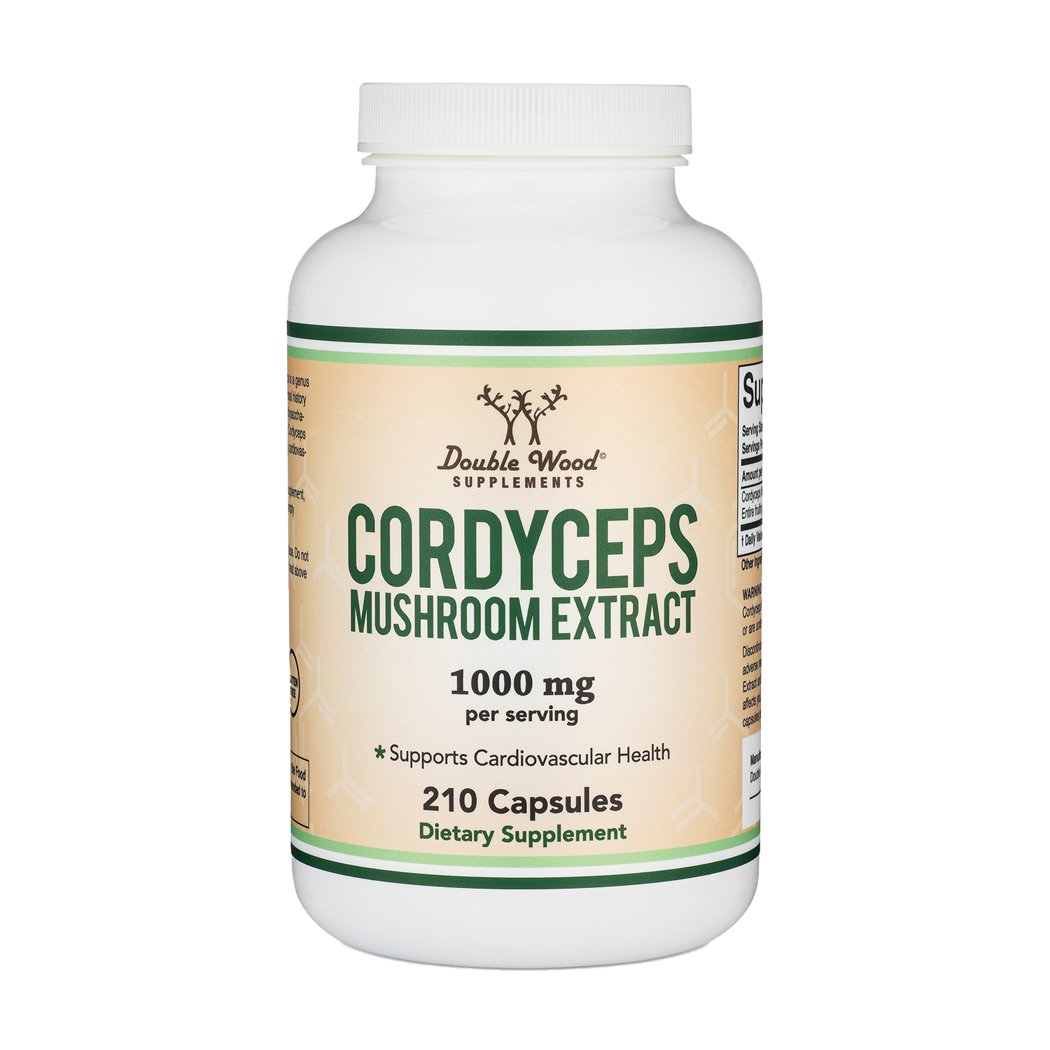 Double Wood - Champignon Cordyceps - 210 x 500 mg gélules