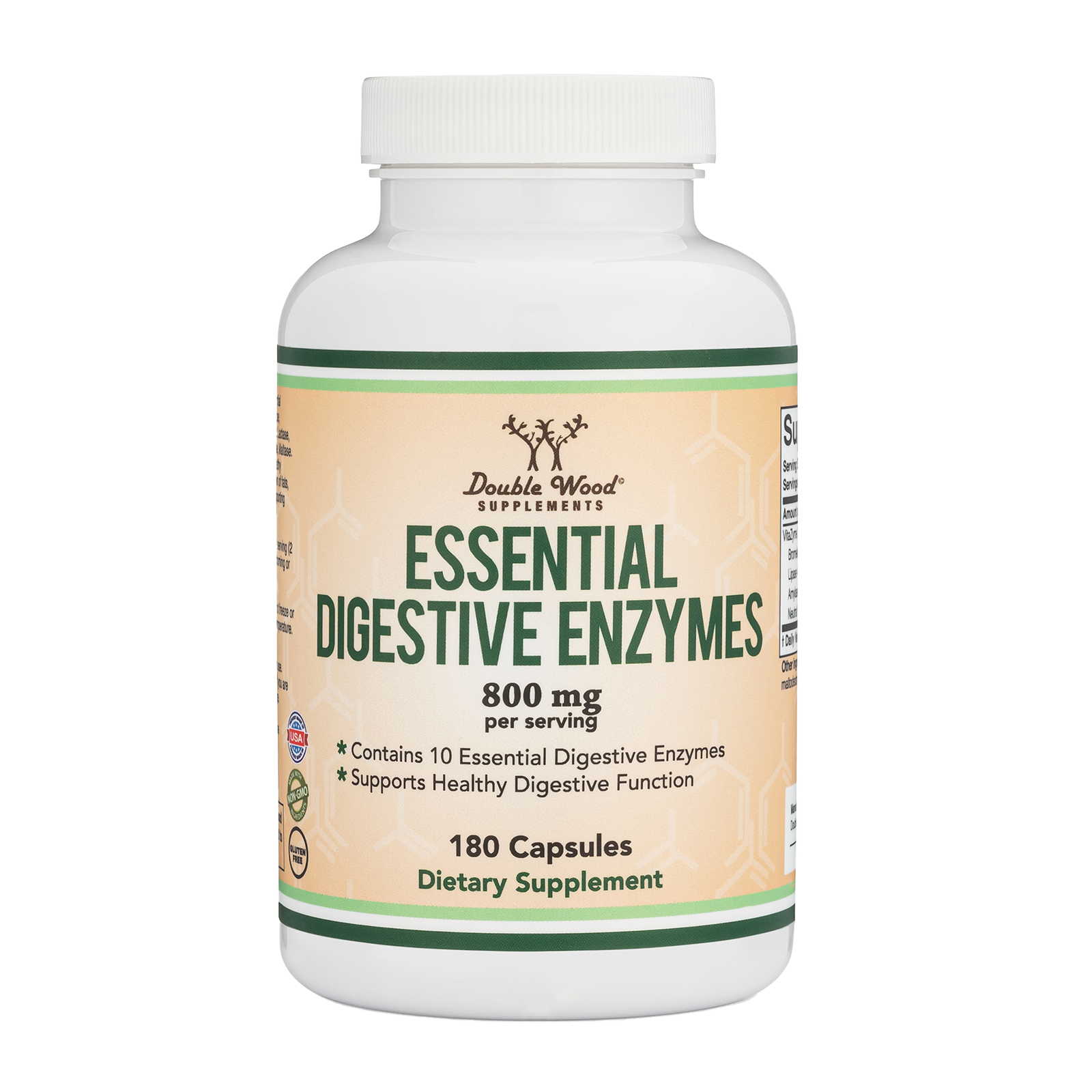 Double Wood - Essential Digestive Enzymes