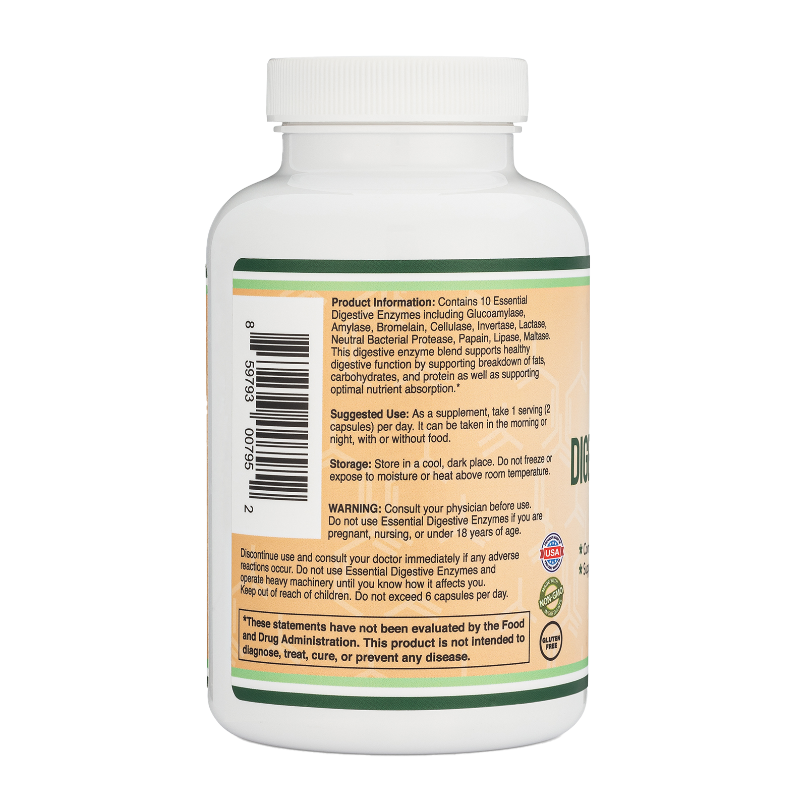 Double Wood - Essential Digestive Enzymes