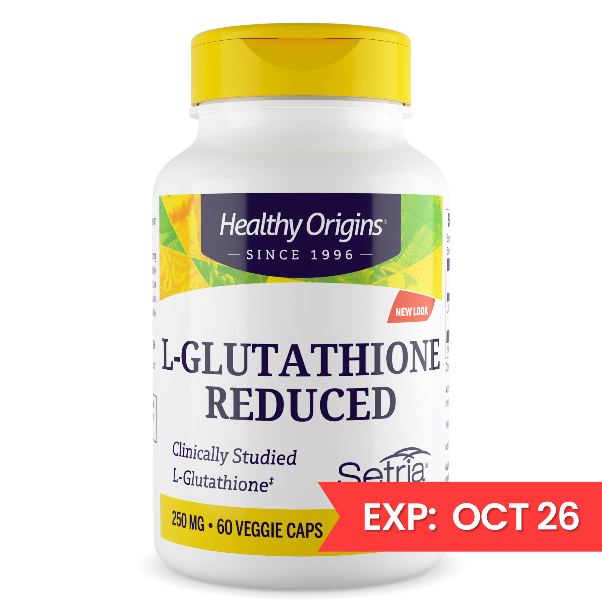 Healthy Origins - L-Glutathione Reduced (Setria®)