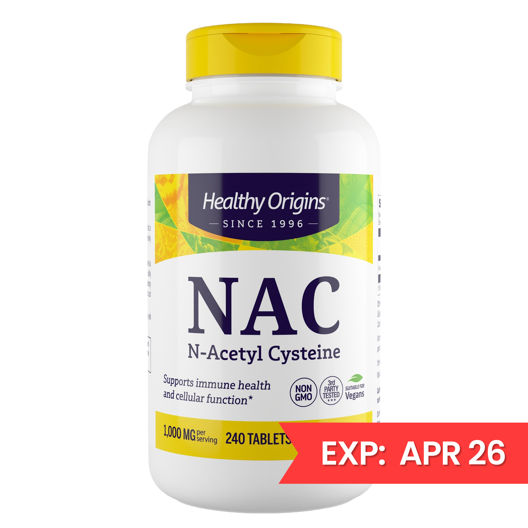 Healthy Origins - NAC (N-Acetyl Cysteine)