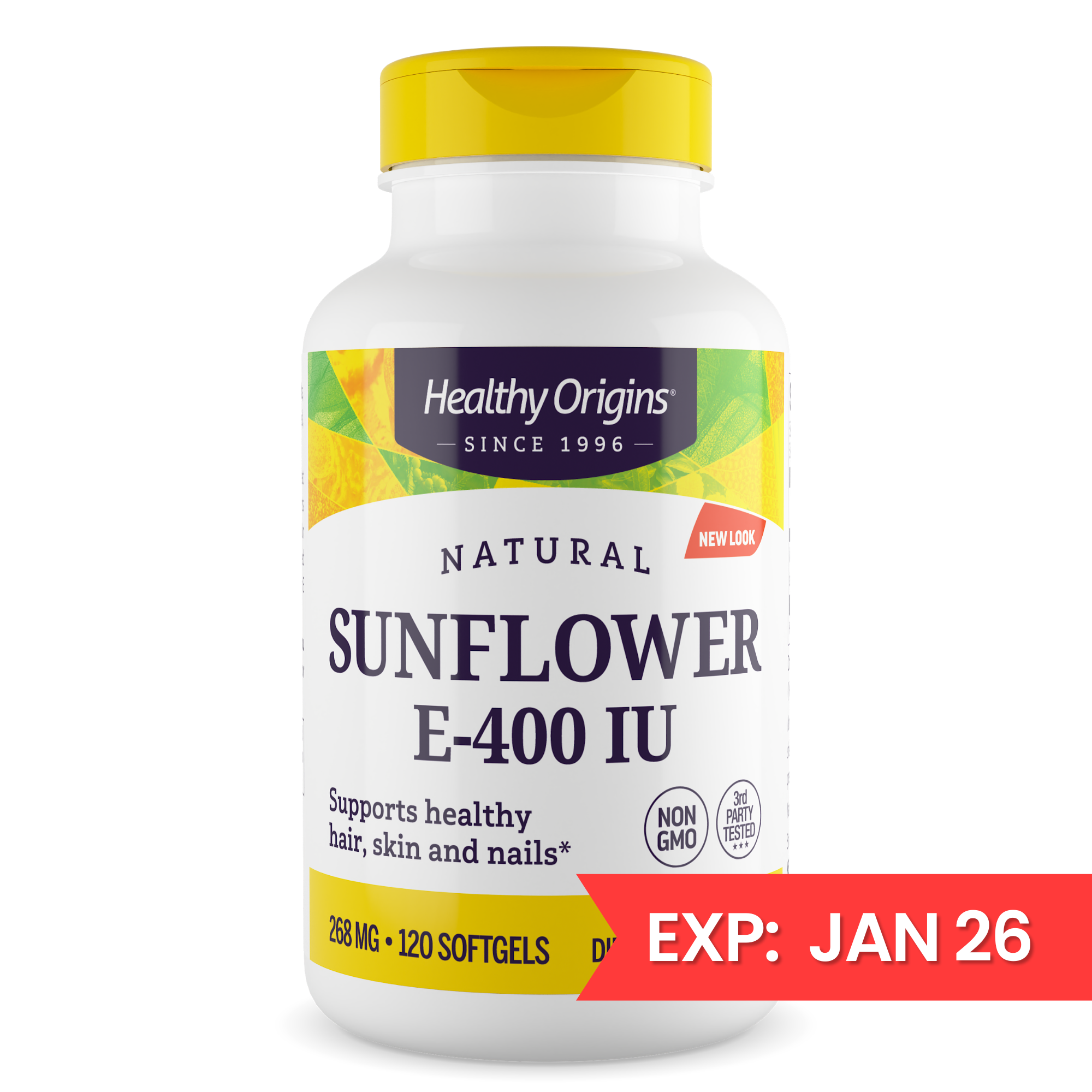 Healthy Origins - Vitamin E Sunflower (Sun E 900)