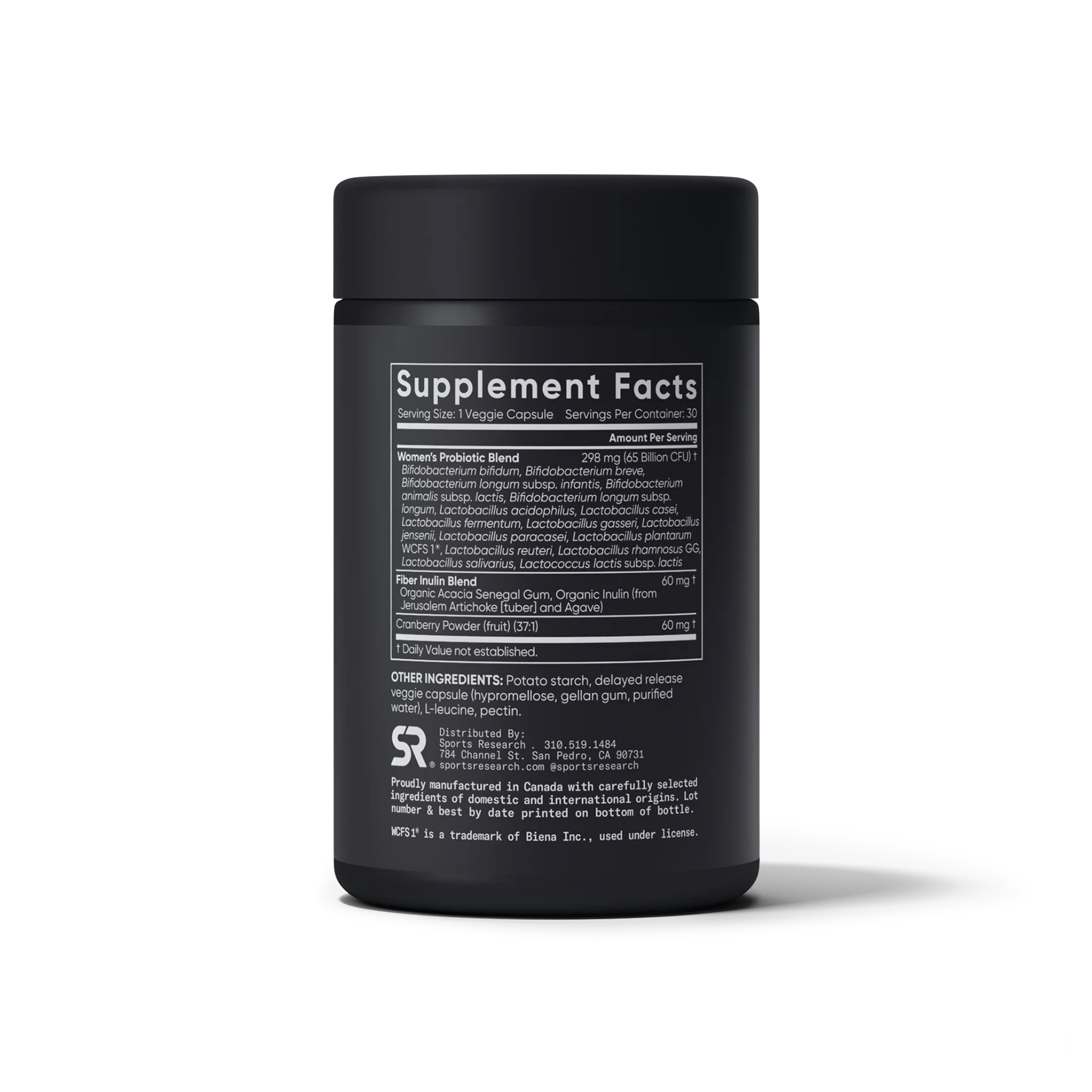 Sports Research - Daily Women's Probiotics 65 Billion CFU