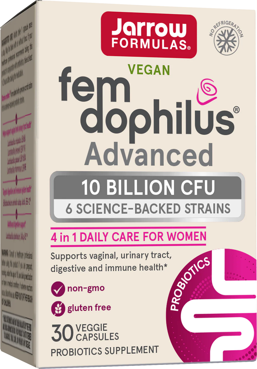 Jarrow - Fem-Dophilus® Advanced - 10 Billion CFU