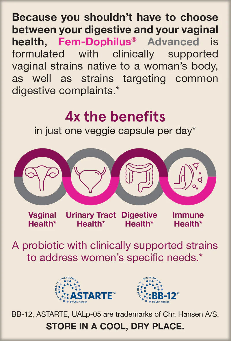 Jarrow - Fem-Dophilus® Advanced - 10 Billion CFU