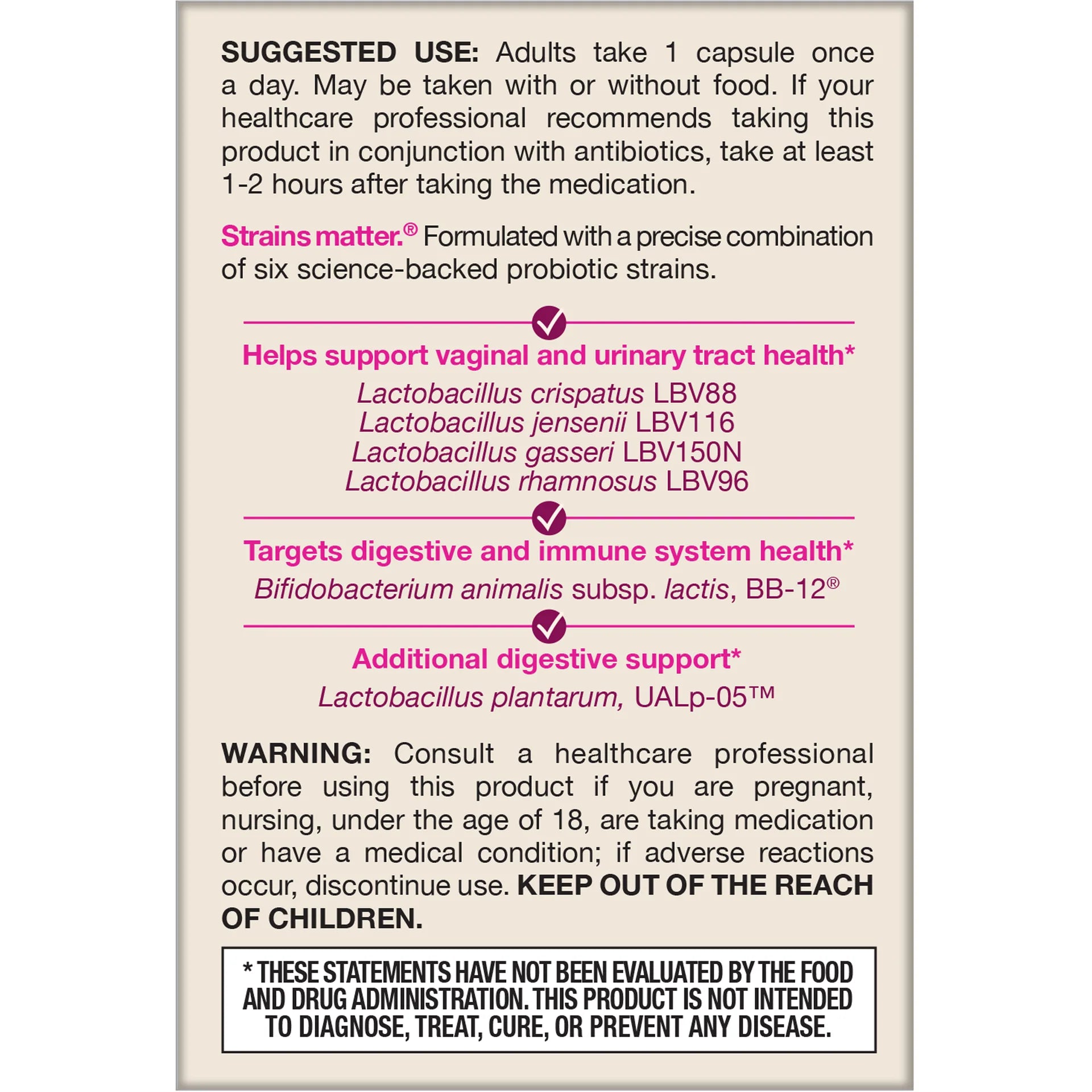 Jarrow - Fem-Dophilus® Advanced - 10 Billion CFU