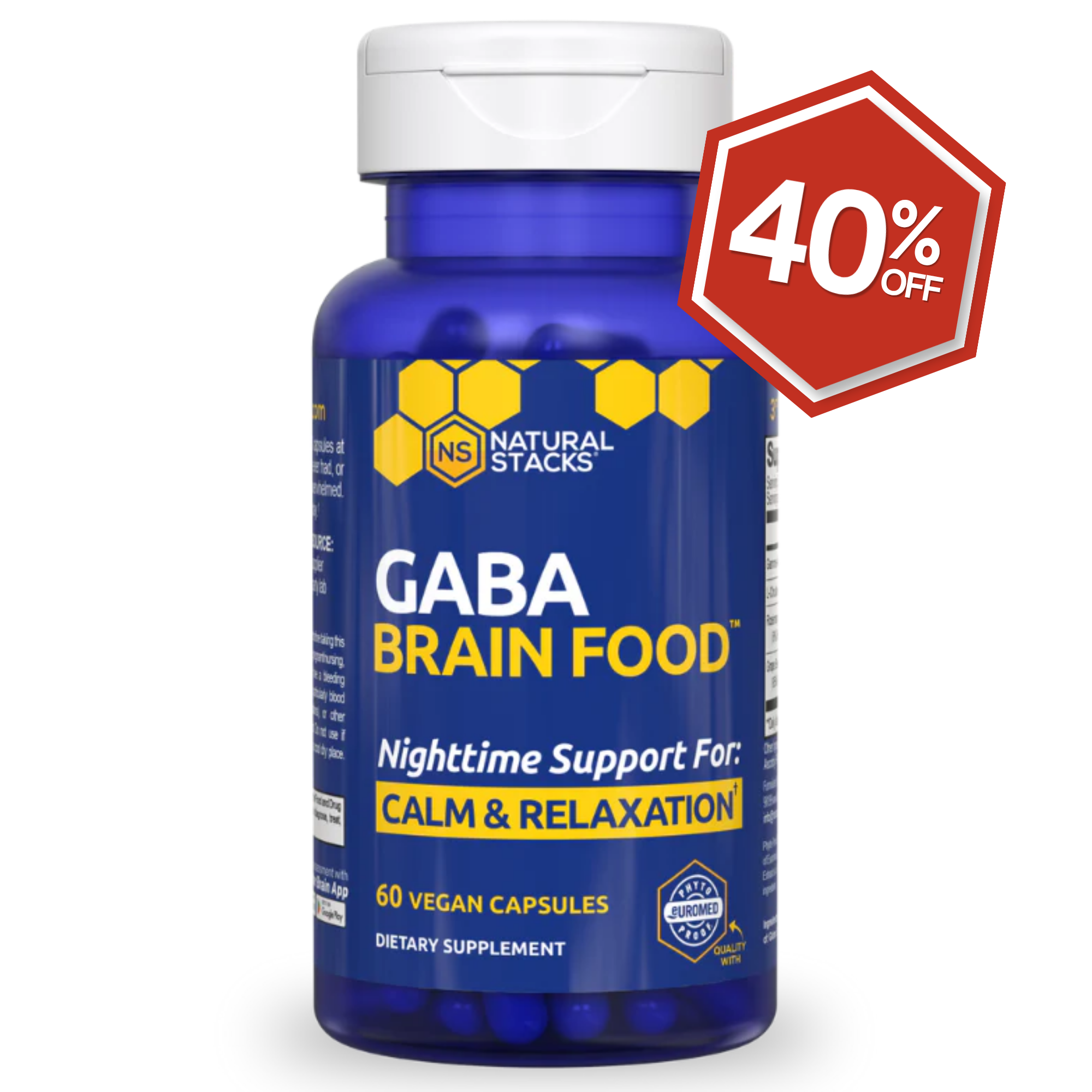 Piles naturelles - GABA Brain Food™ 