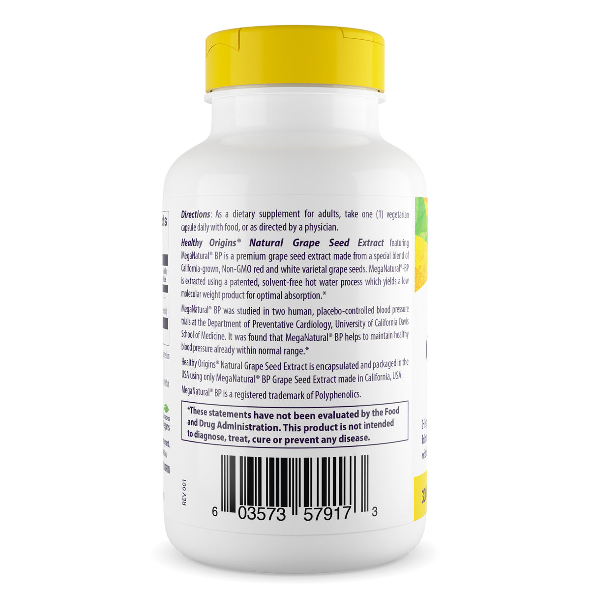 Healthy Origins - MegaNatural® BP-Grape Seed Extract