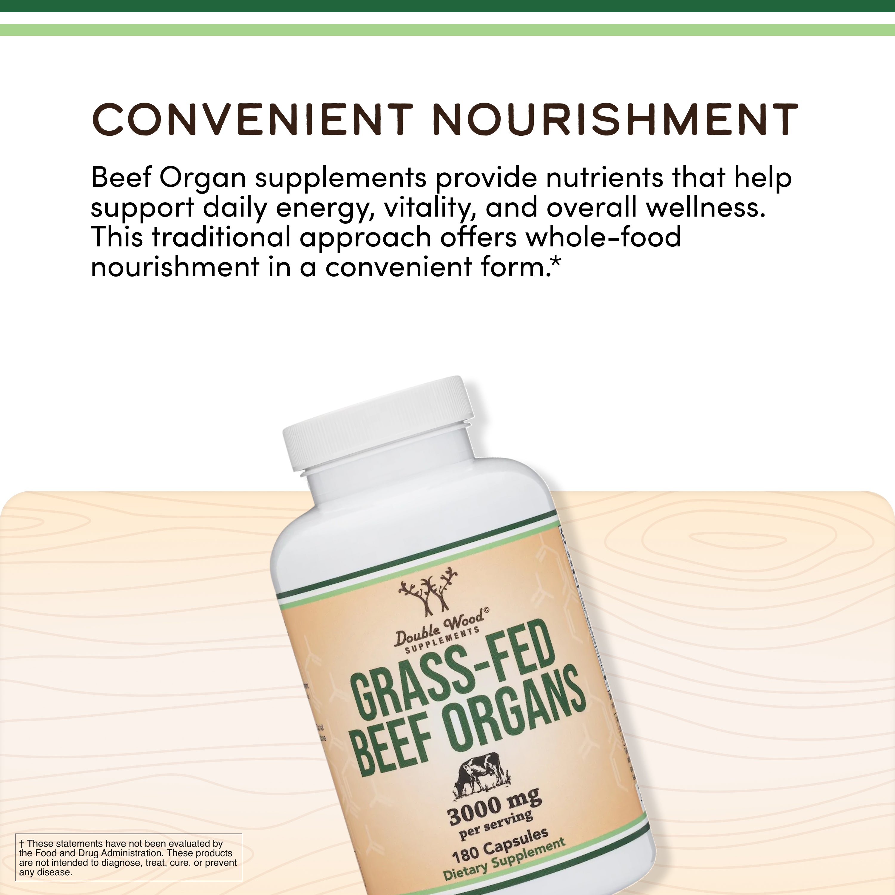 Double Wood - Beef Organs Supplement