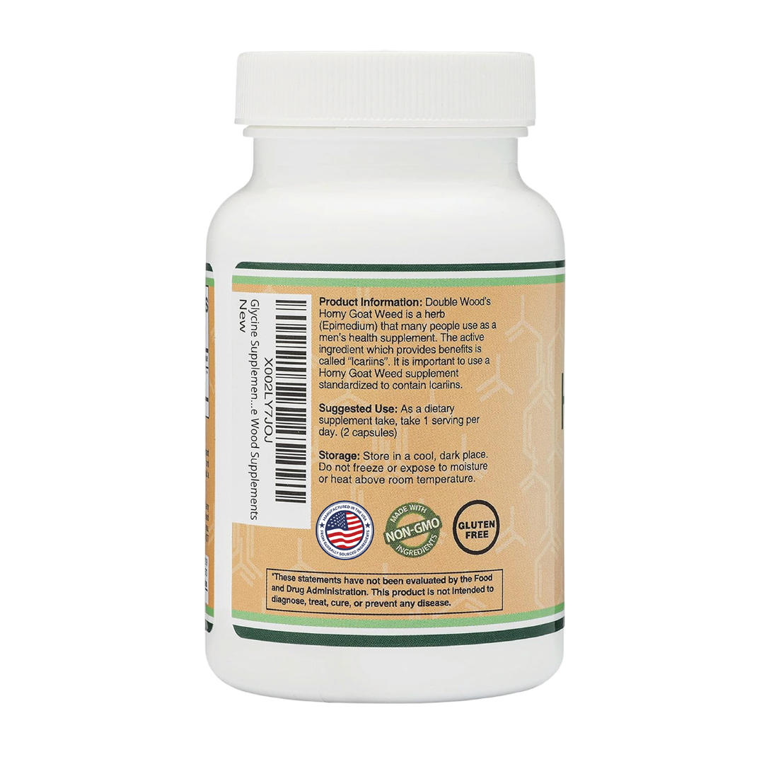 Double Wood - Horny Goat Weed - 90 gélules de 500 mg