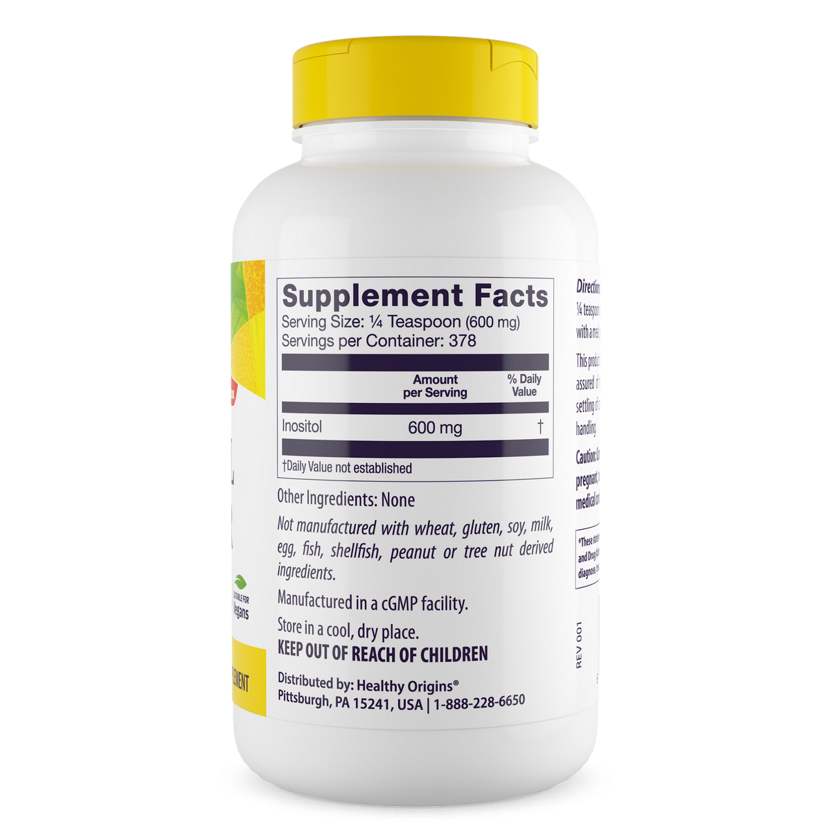 Healthy Origins - Inositol Powder