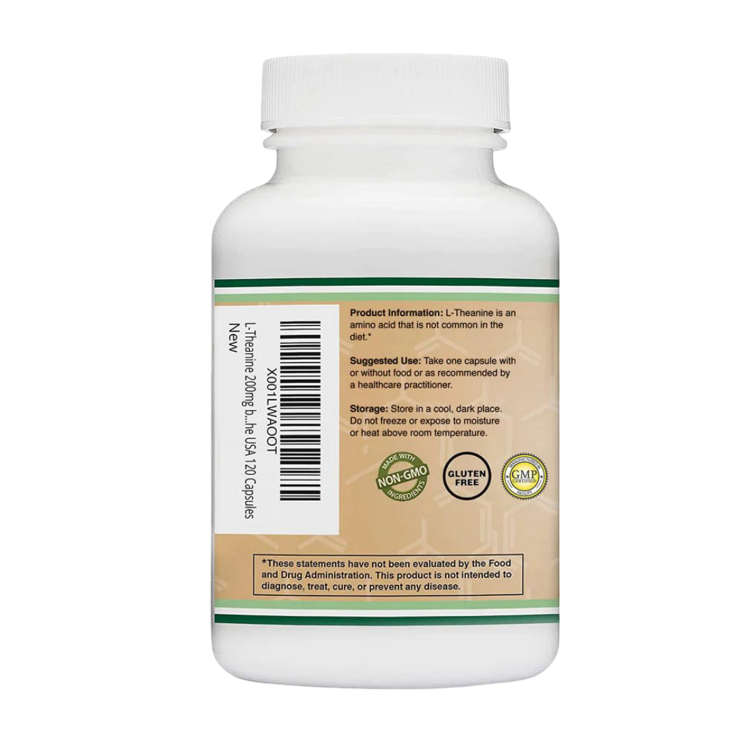 Double Wood - L-Théanine - 120 x 200 mg gélules