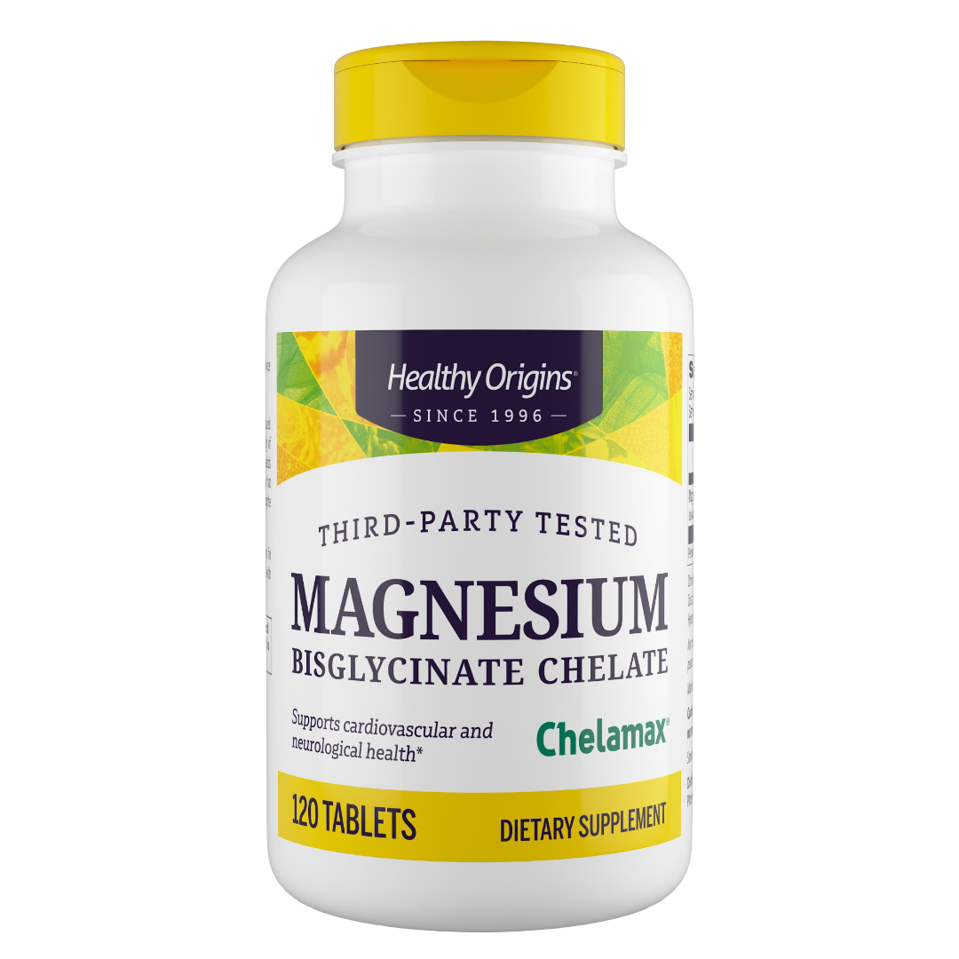Healthy Origins - Chélate de bisglycinate de magnésium (TRAACS®)