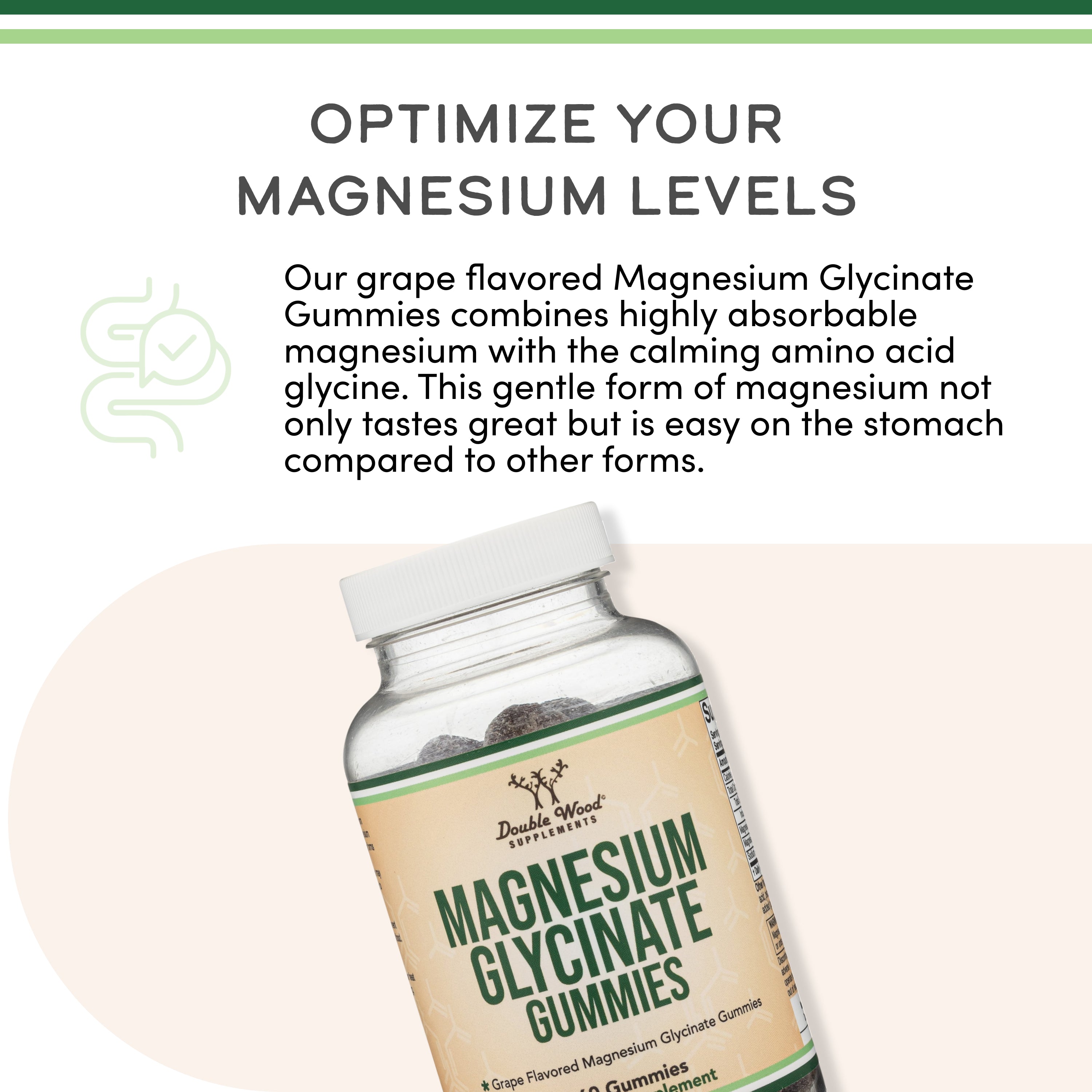 Double Wood - Magnesium Glycinate Gummies Supplement