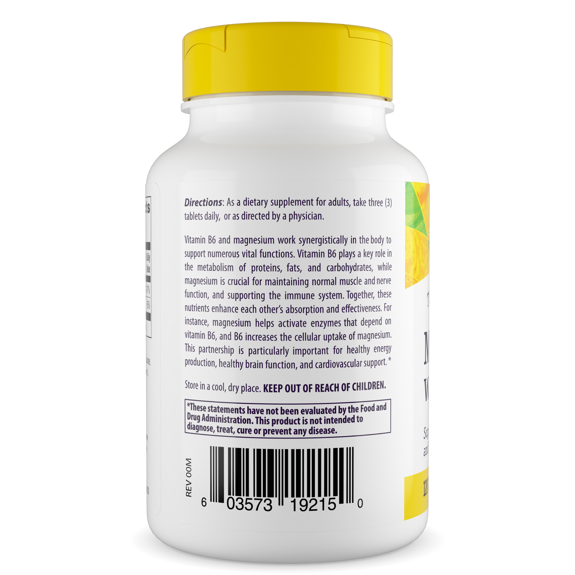 Healthy Origins - Magnesium with Vitamin B6