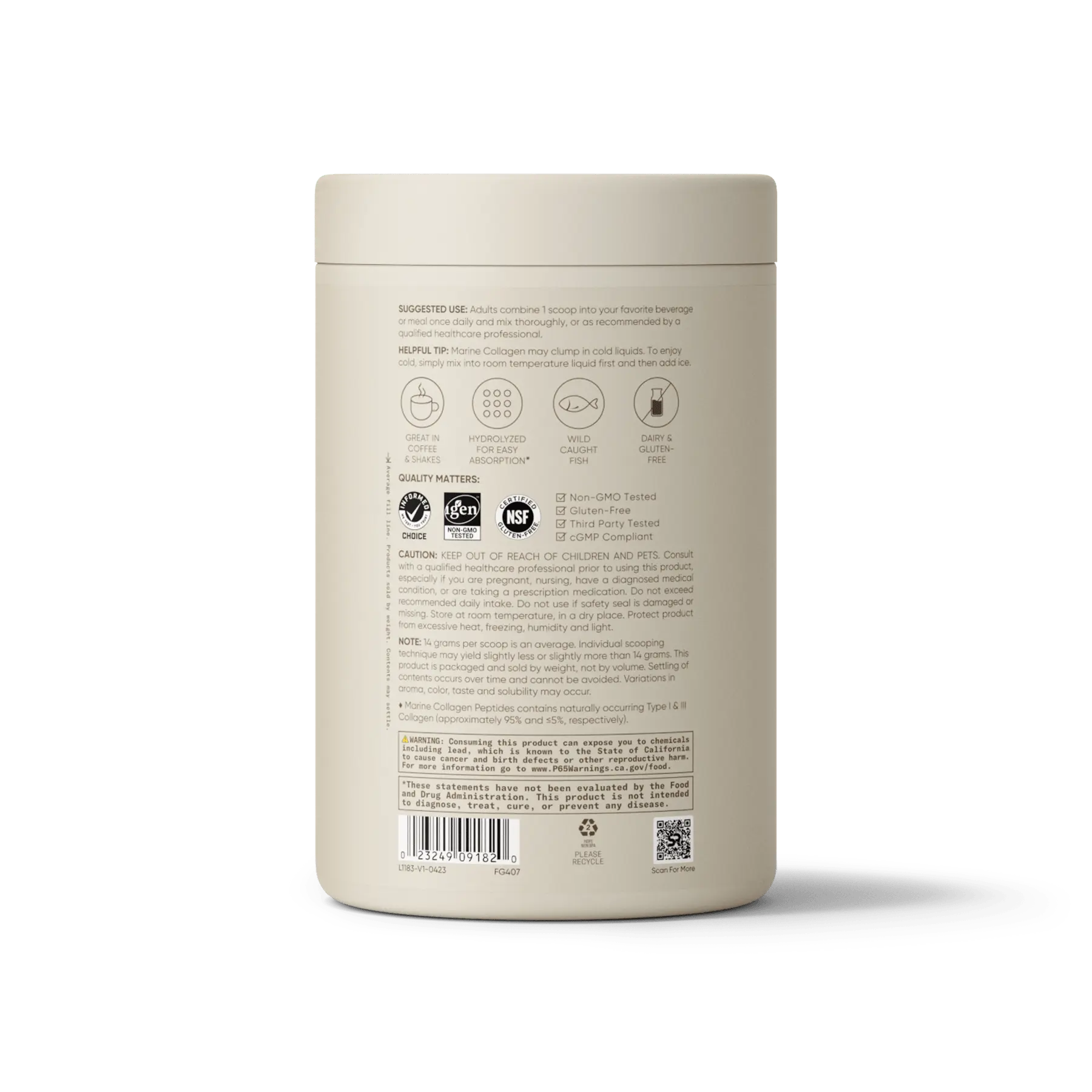 Sports Research - Marine Collagen Peptides