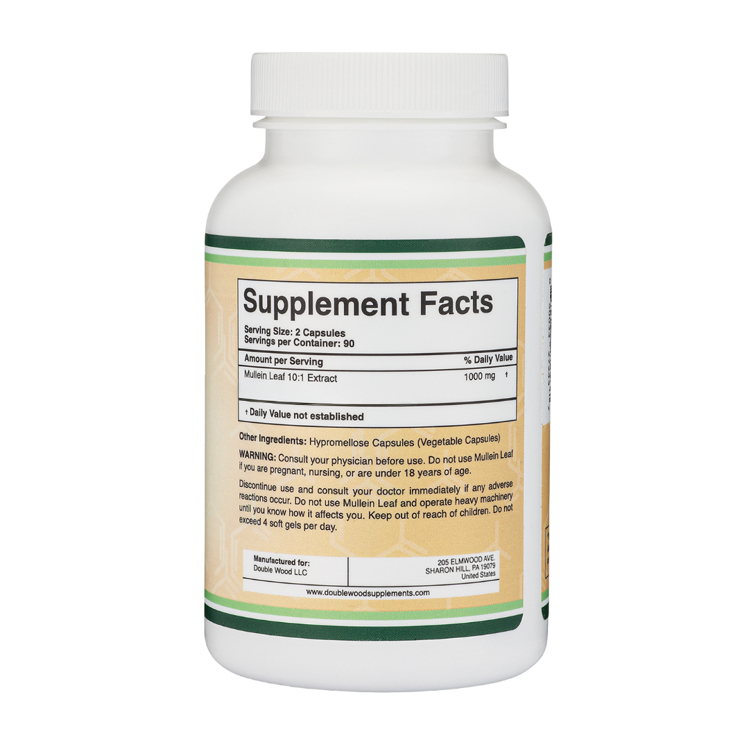 Double Wood - 毛蕊花 - 180 x 500 毫克膠囊