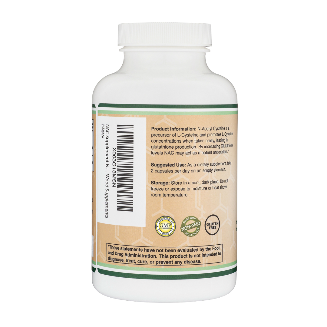 Double Wood - N-Acétyl Cystéine - 210 x 500 mg gélules