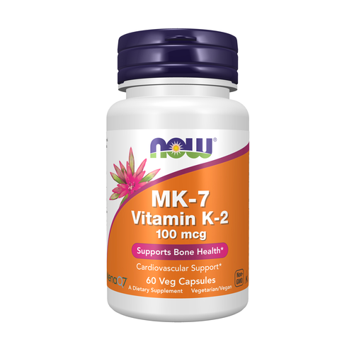 Maintenant - MK-7 Vitamine K-2 100 mcg, 60 gélules végétales