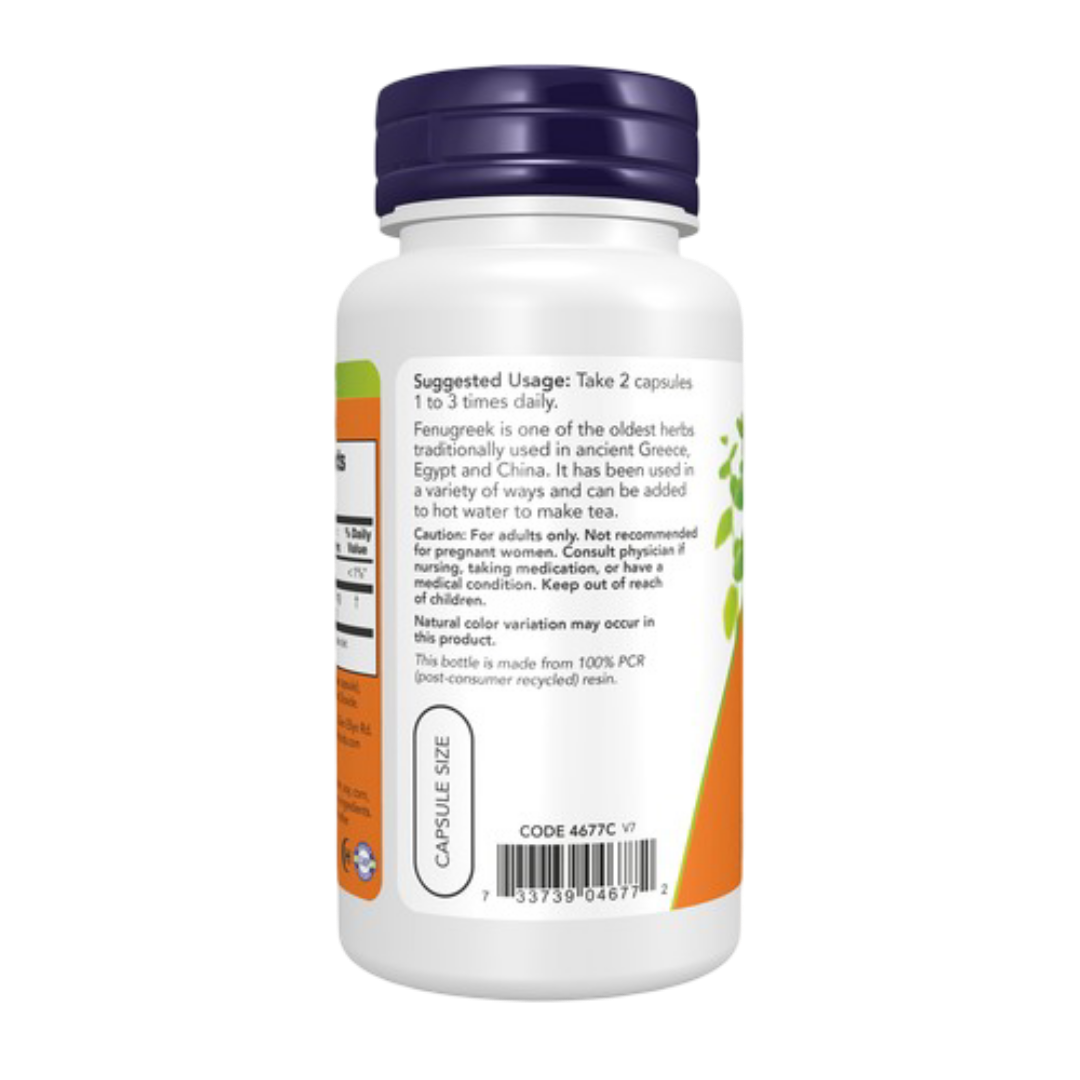 Now - Fenugrec 500 mg,Now Foods - 100 capsules végétales