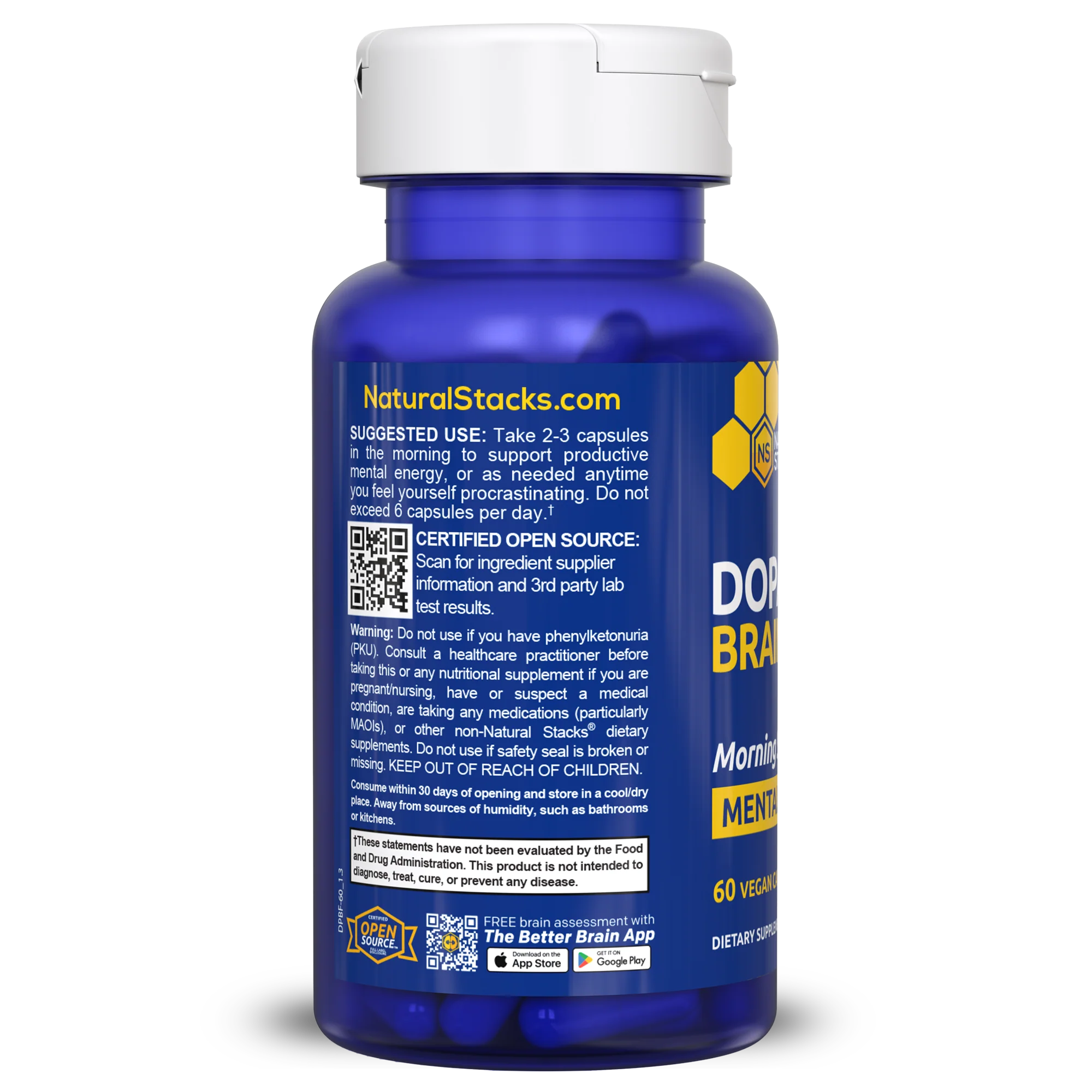 Natural Stacks - Dopamine Brain Food™