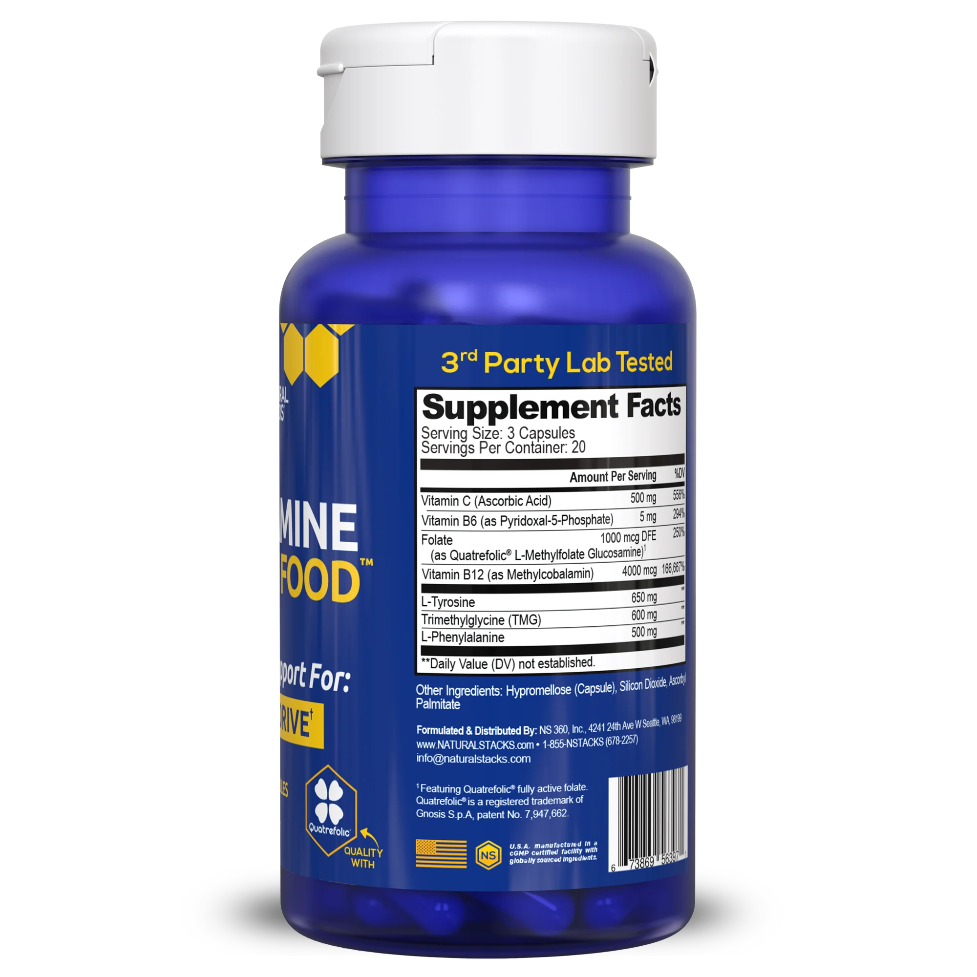 Natural Stacks - Dopamine Brain Food™