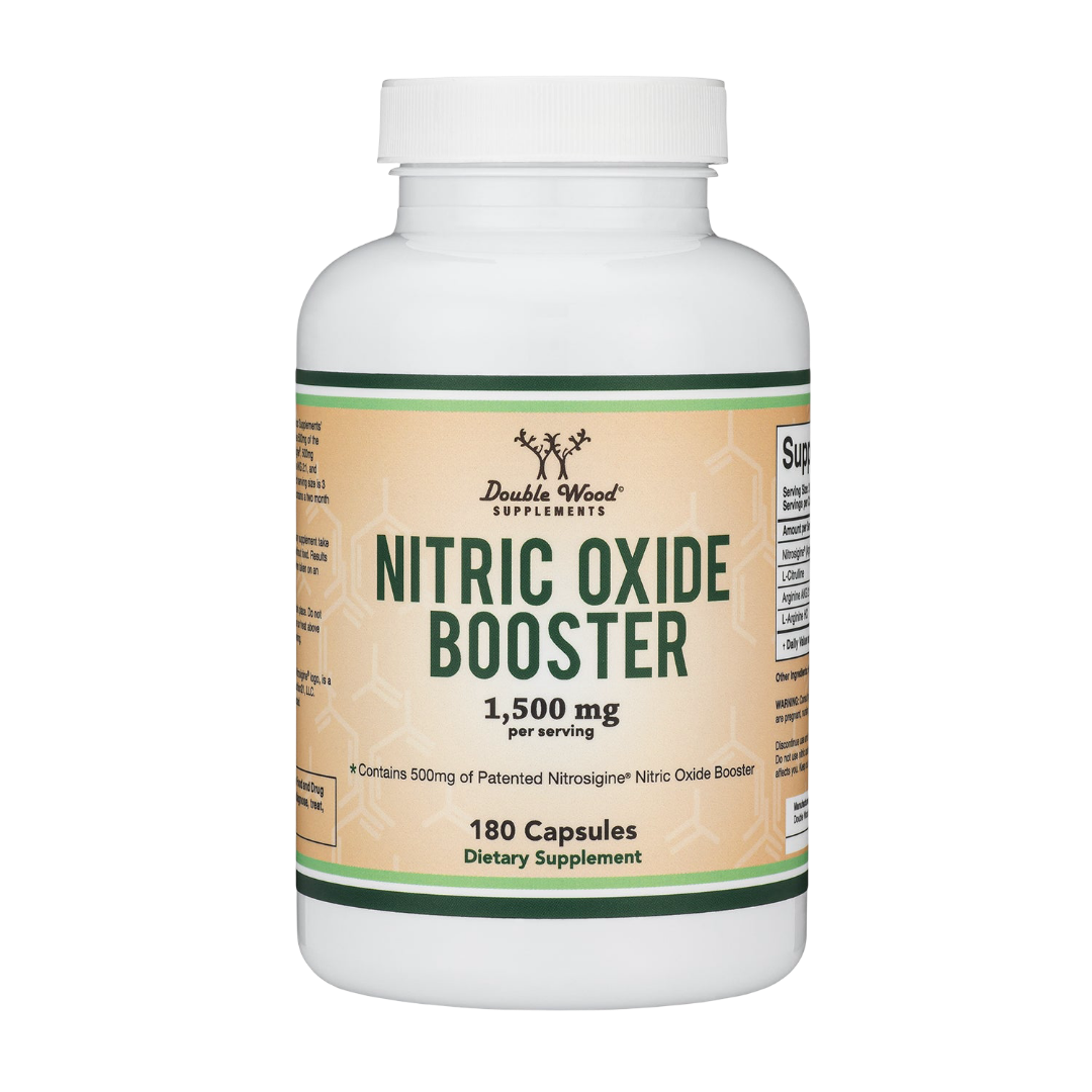 Double Wood - Booster d'oxyde nitrique - 180 x 500 mg gélules
