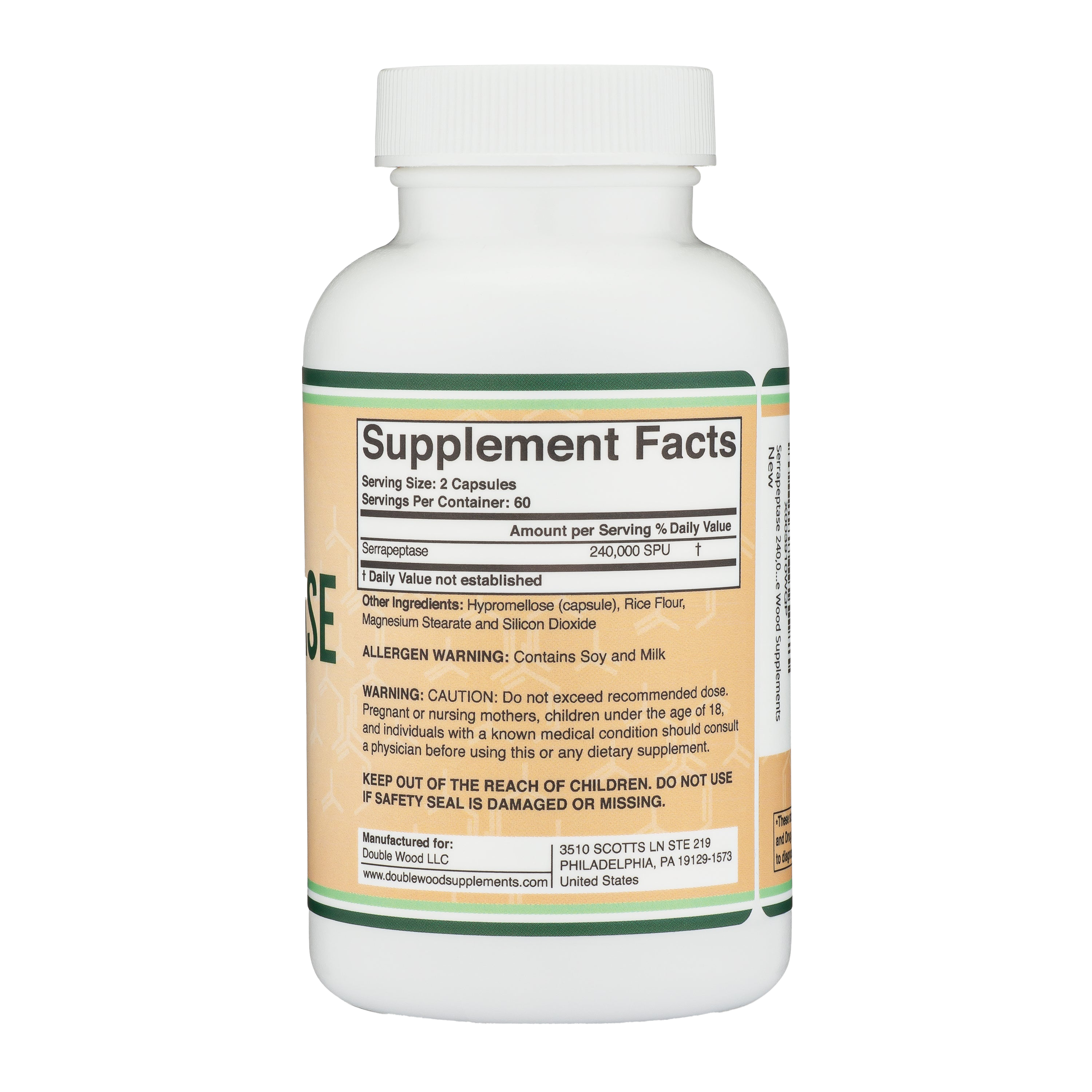 Double Wood - Serrapeptase