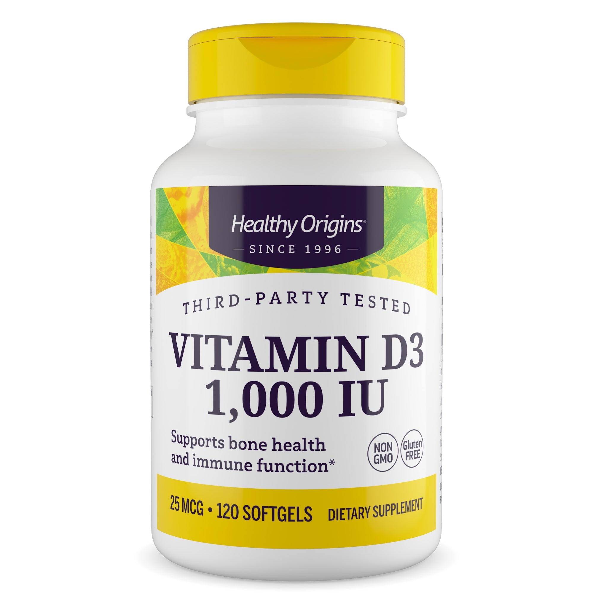 Healthy Origins - Vitamin Dз (with MCT Oil) 1,000 IU