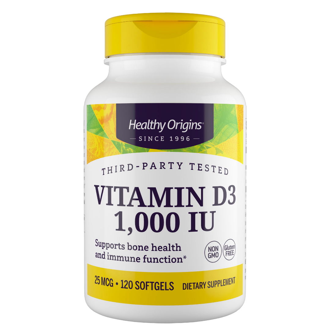 Healthy Origins - Vitamin Dз (with MCT Oil) 1,000 IU