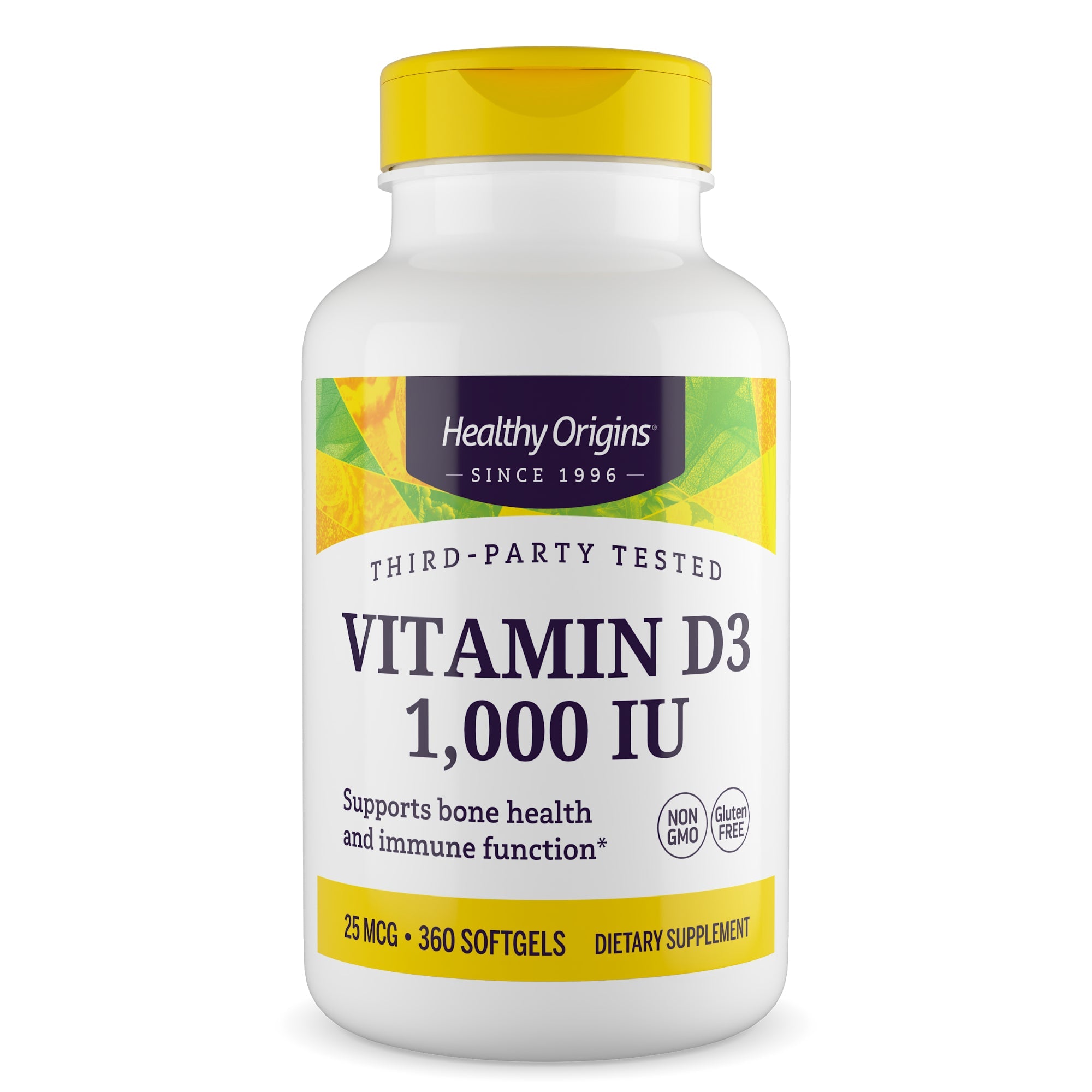 Healthy Origins - Vitamin Dз (with MCT Oil) 1,000 IU