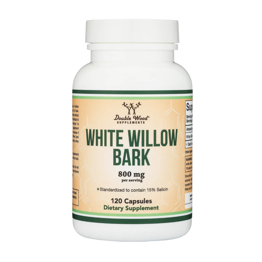 Double Wood - Écorce de Saule Blanc - 120 gélules de 400 mg