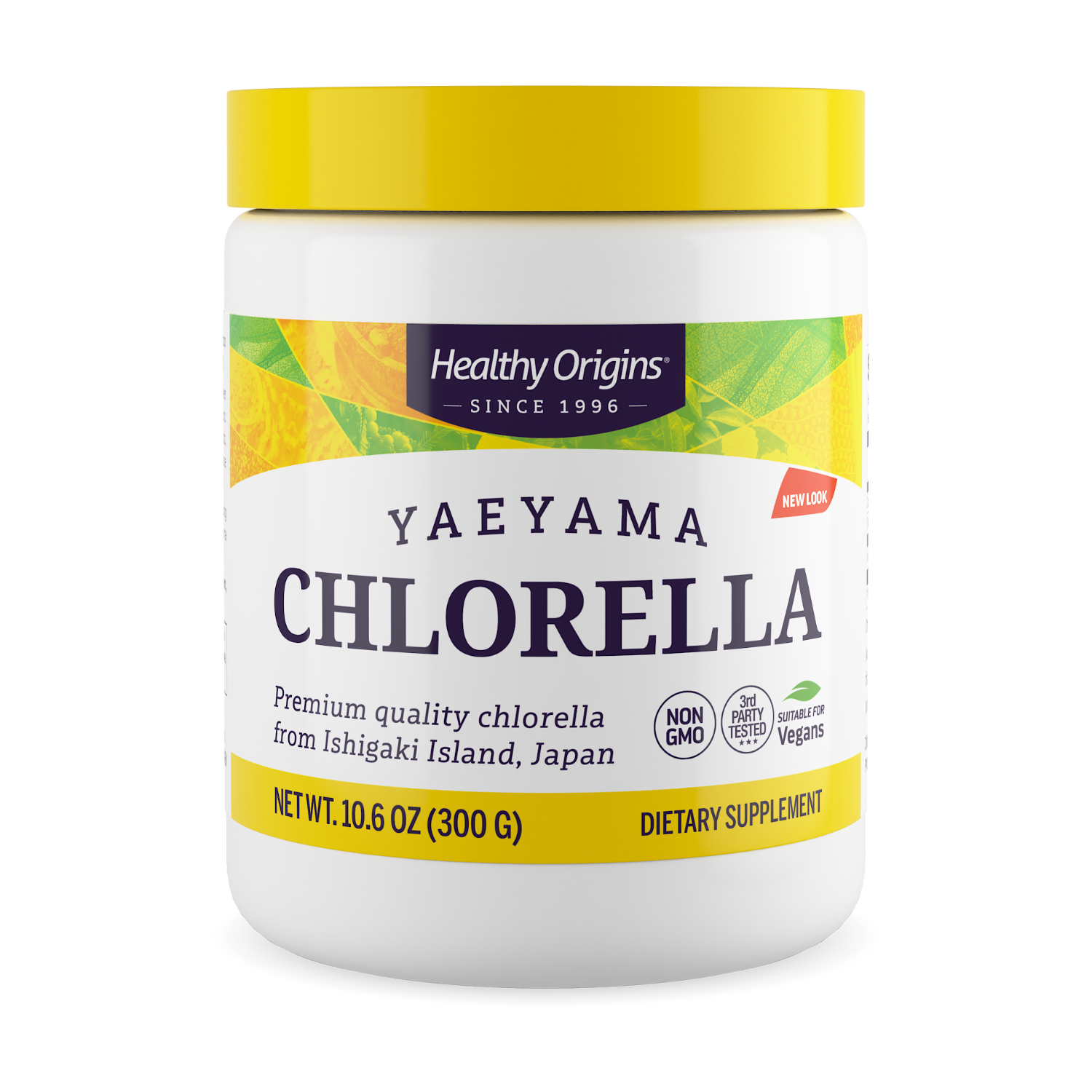 Healthy Origins - Poudre de chlorelle Yaeyama, 300 g