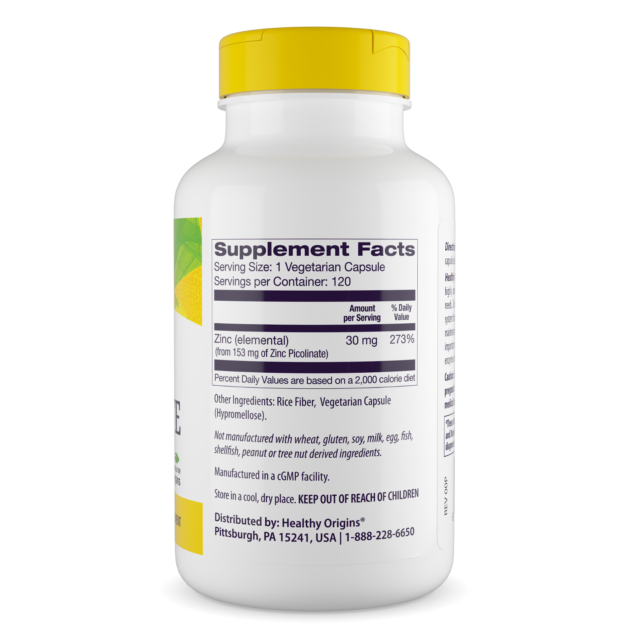 Healthy Origins - Zinc Picolinate