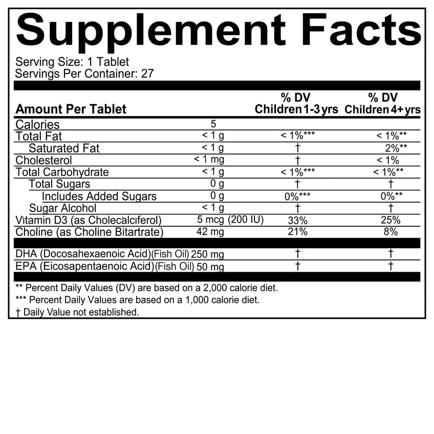 Childlife - Omega-3 DHA + Choline SoftChew Gummies®
