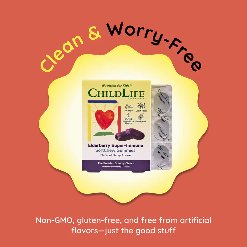 Childlife - Elderberry Super-Immune SoftChew Gummies™