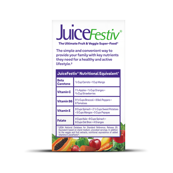 Natrol - JuiceFestiv (VeggieFestiv + FruitFestiv) 60 + 60 Caps 