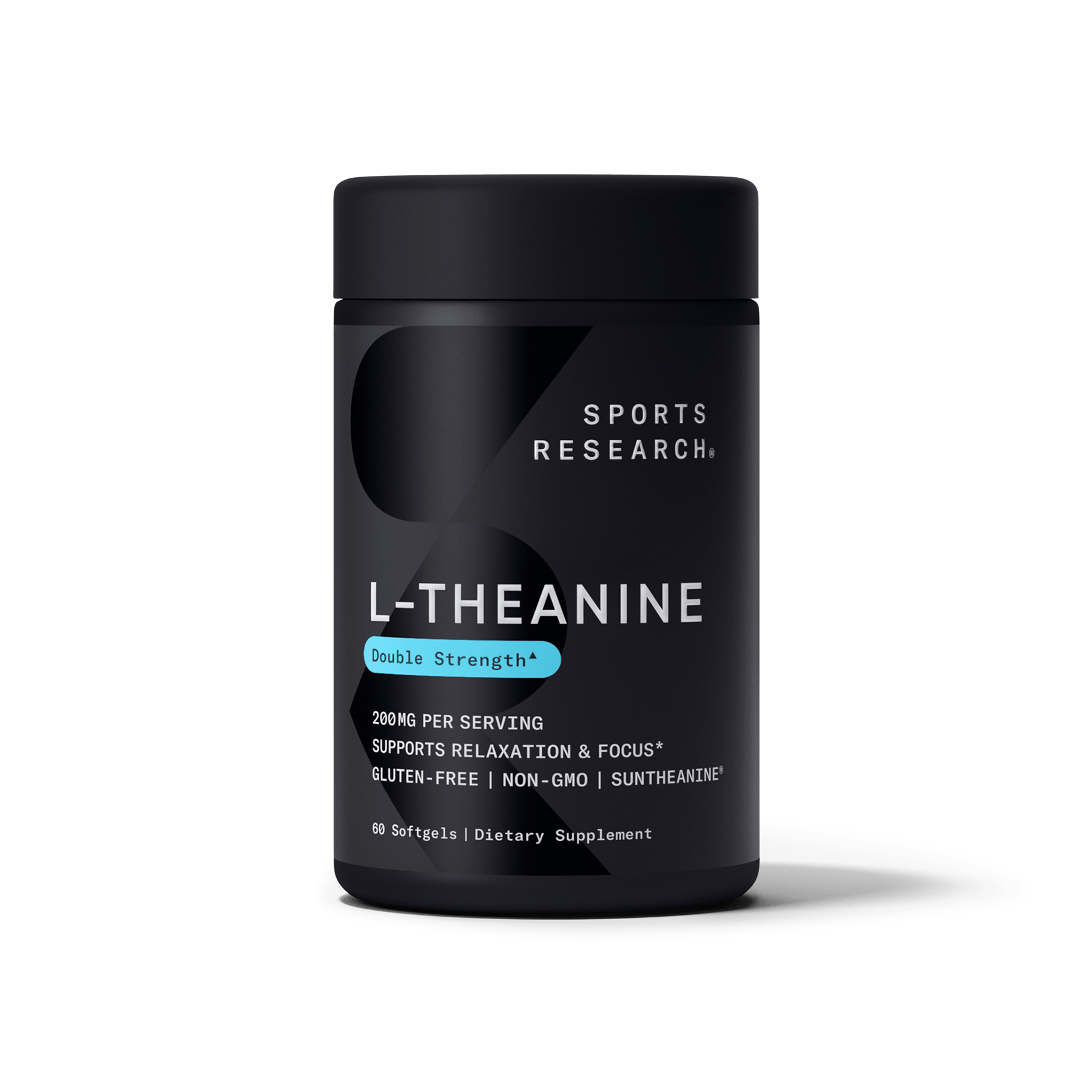 Sports Research - L-théanine Suntheanine, 200 mg - 60 gélules